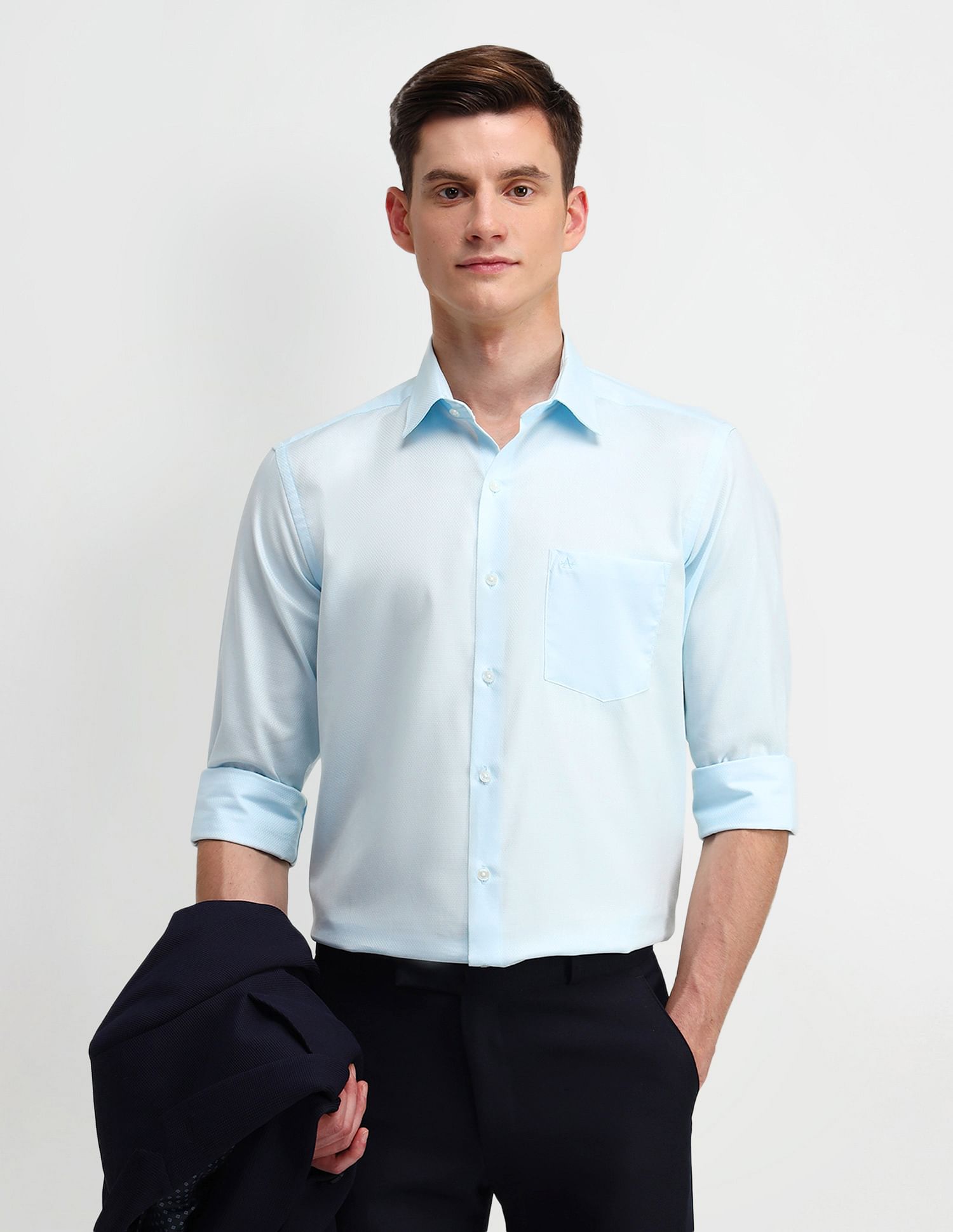 Arrow Manhattan Slim Fit Cotton Shirt