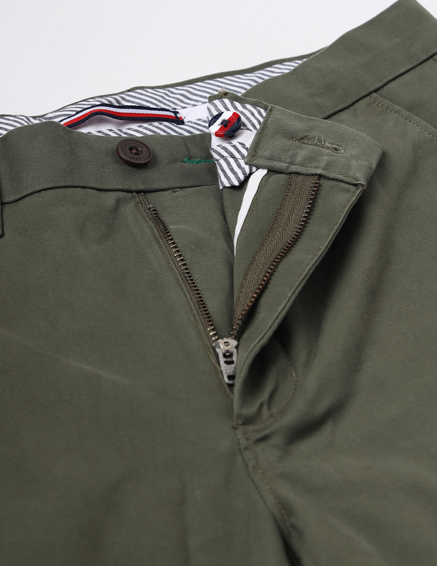 Tommy Hilfiger Mid Rise Slim Fit Trousers