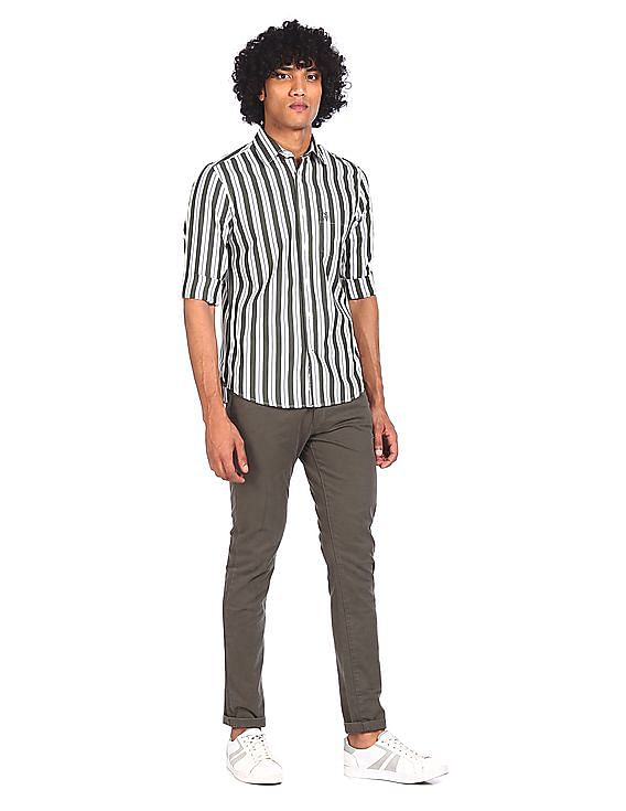 U.S. Polo Assn. Long Sleeve Striped Shirt