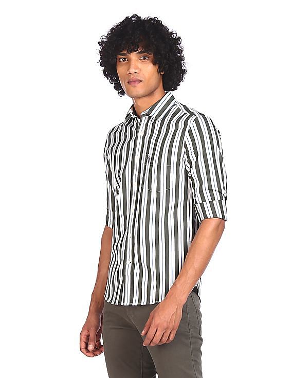 U.S. Polo Assn. Long Sleeve Striped Shirt
