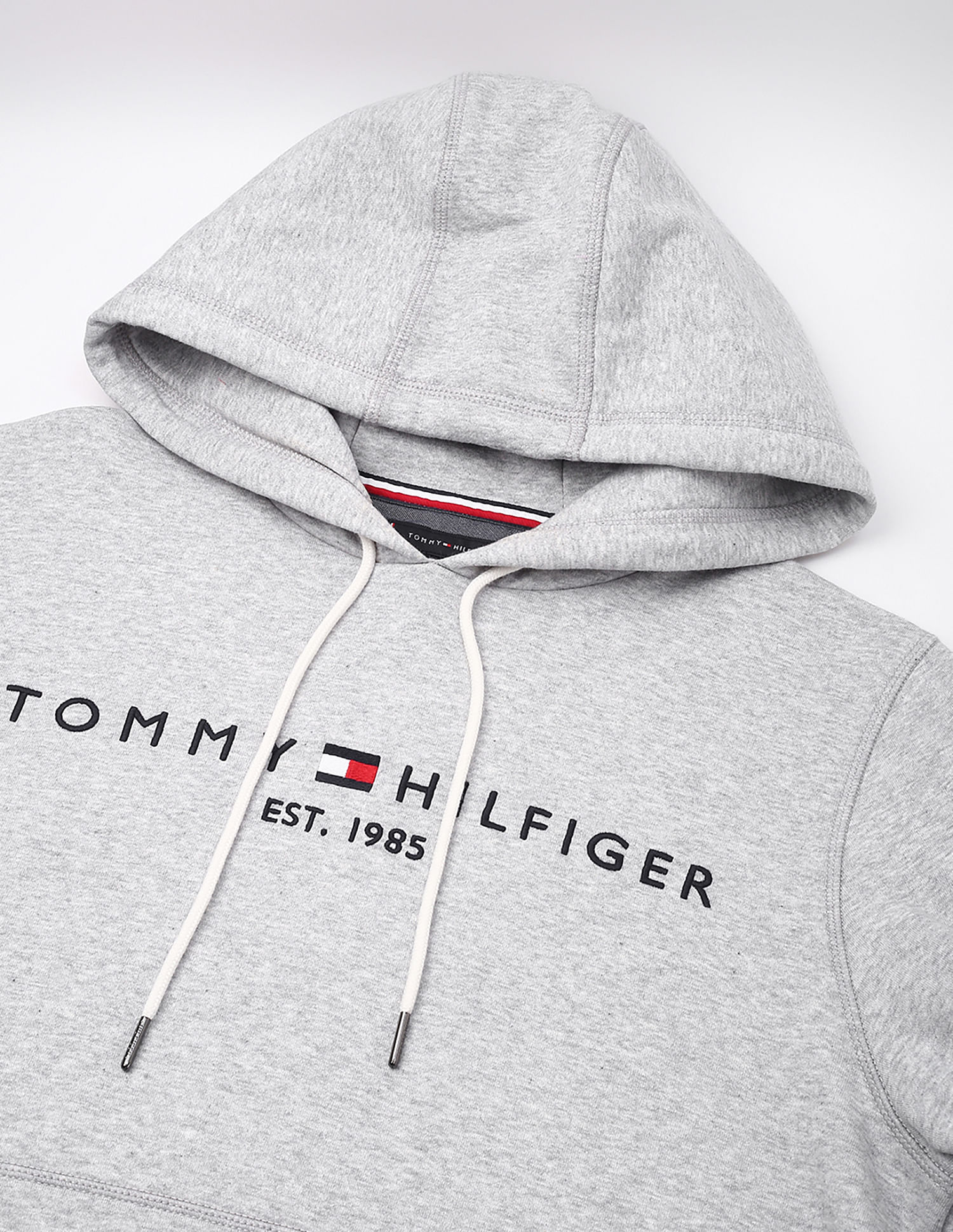 Tommy Hilfiger Embroidered Logo Regular-Fit Cotton Hooded Sweatshirt