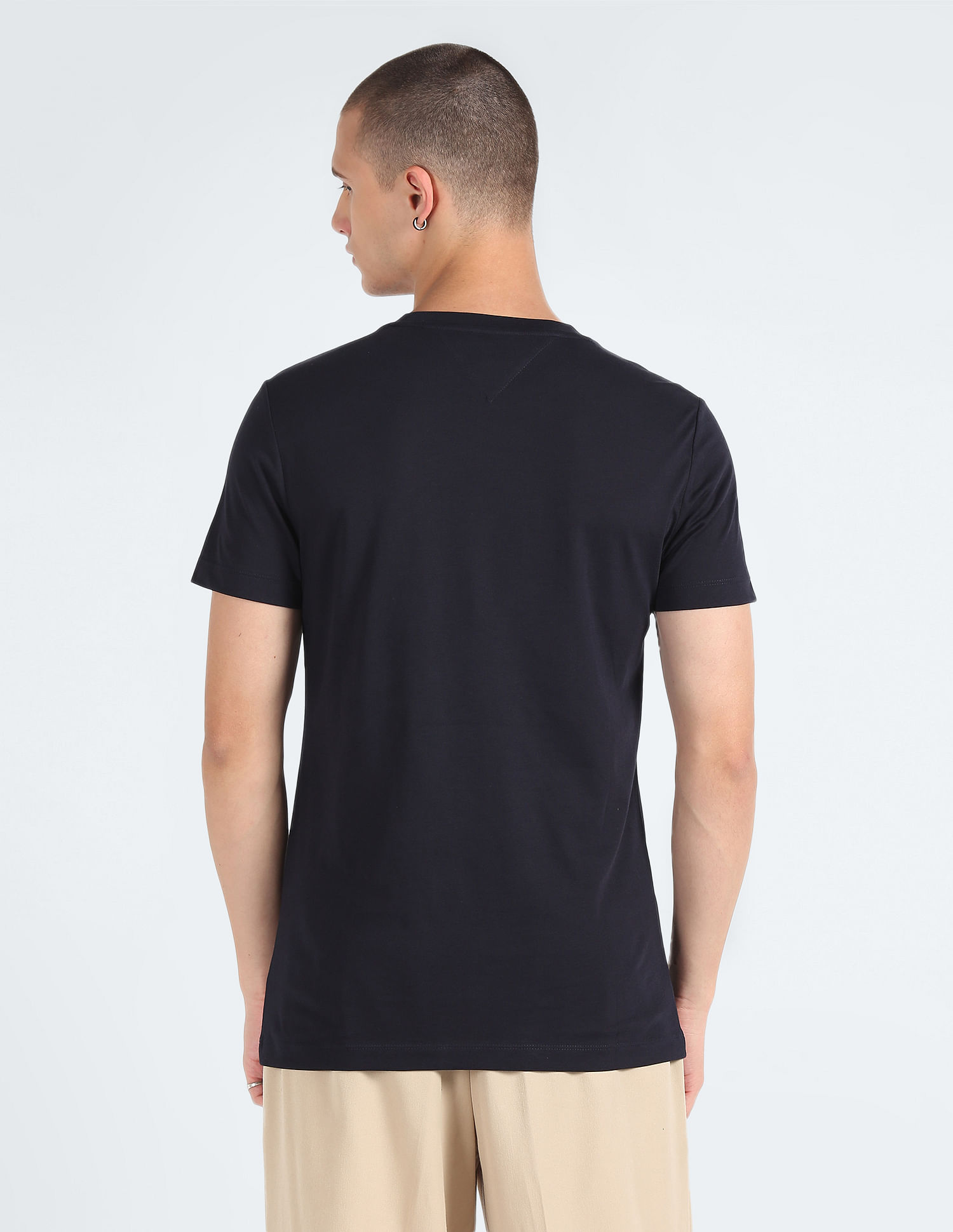 Tommy Hilfiger Organic Cotton Brand Print Slim Fit T-Shirt