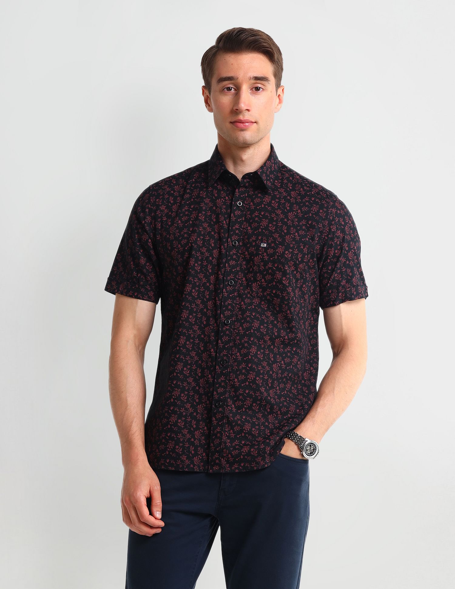 Arrow Sport Liberty Classic Fit Floral Print Shirt