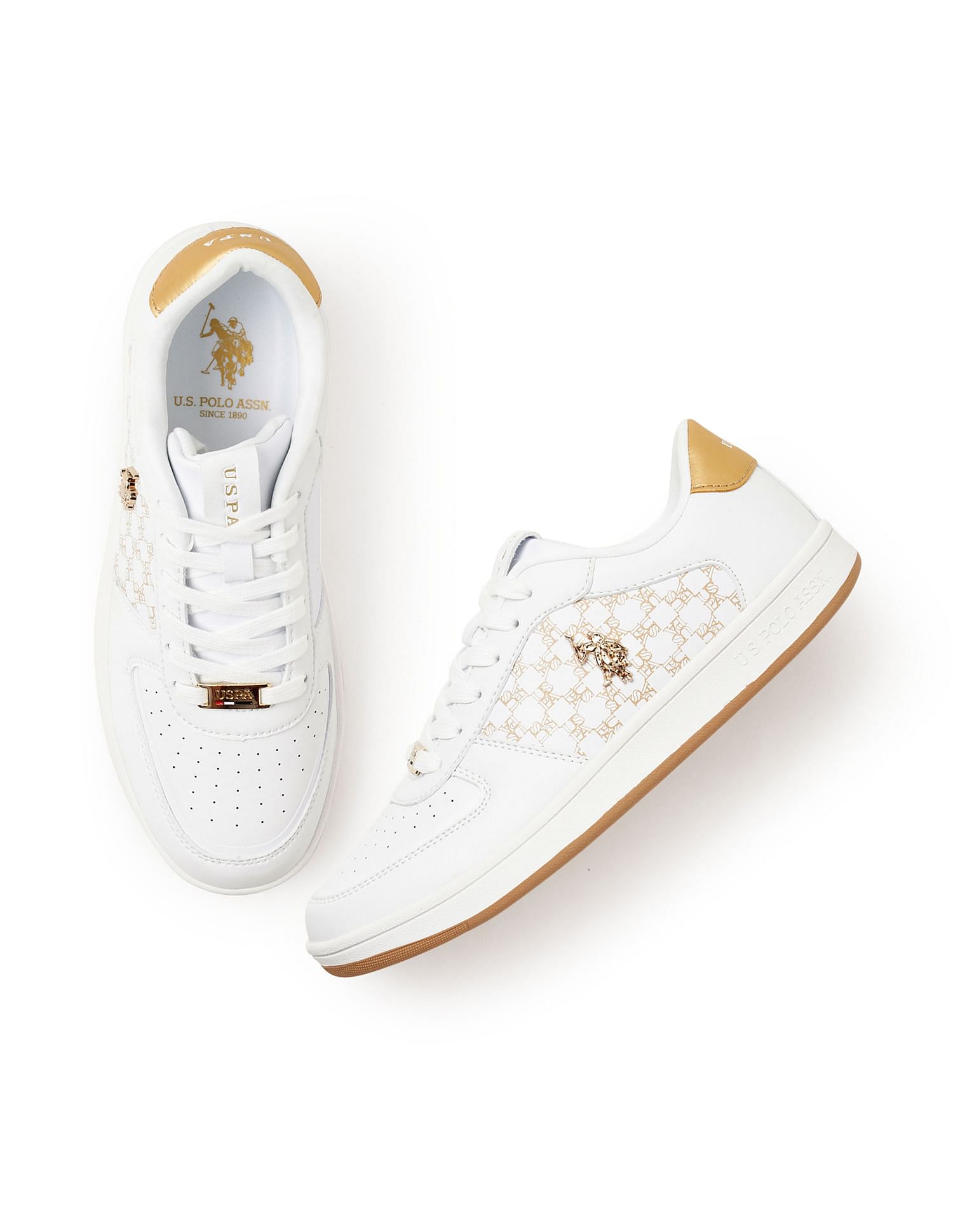 U.S. Polo Assn. Women Brand Print Ryna Sneakers
