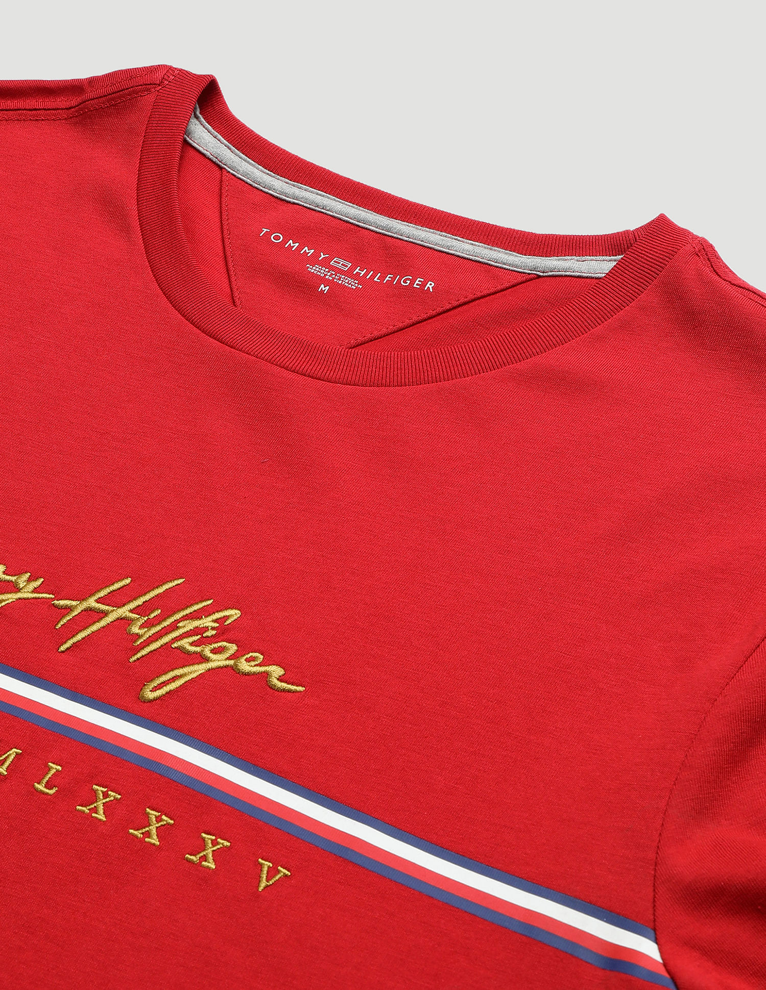 Tommy Hilfiger Crew Neck Embroidered T-Shirt