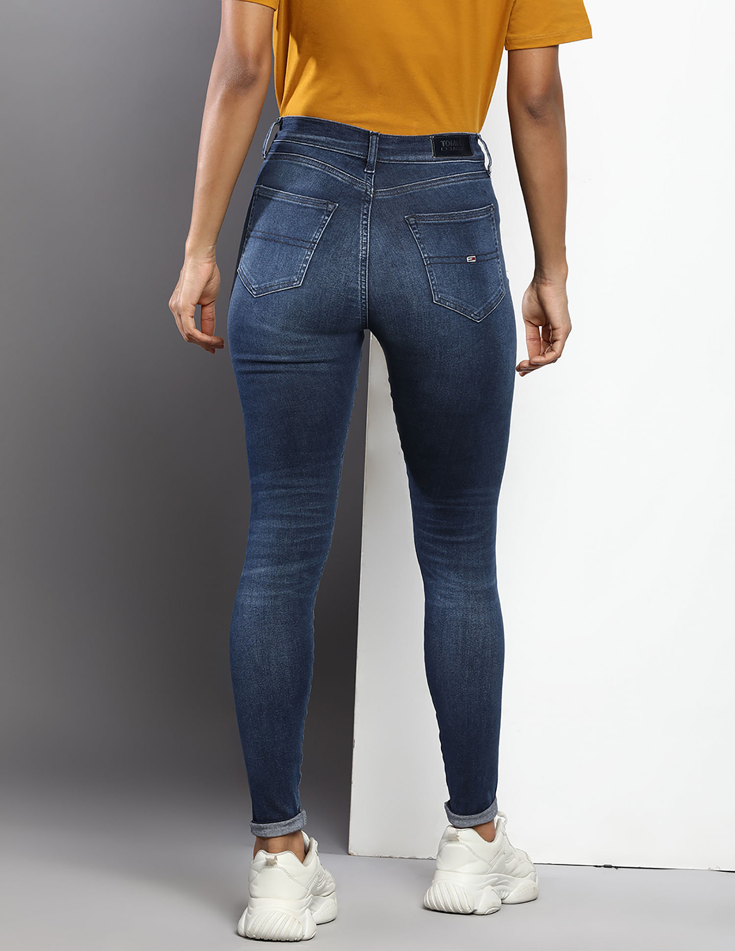 Buy Tommy Hilfiger Sylvia Mid Jeans Fit Skinny Rise