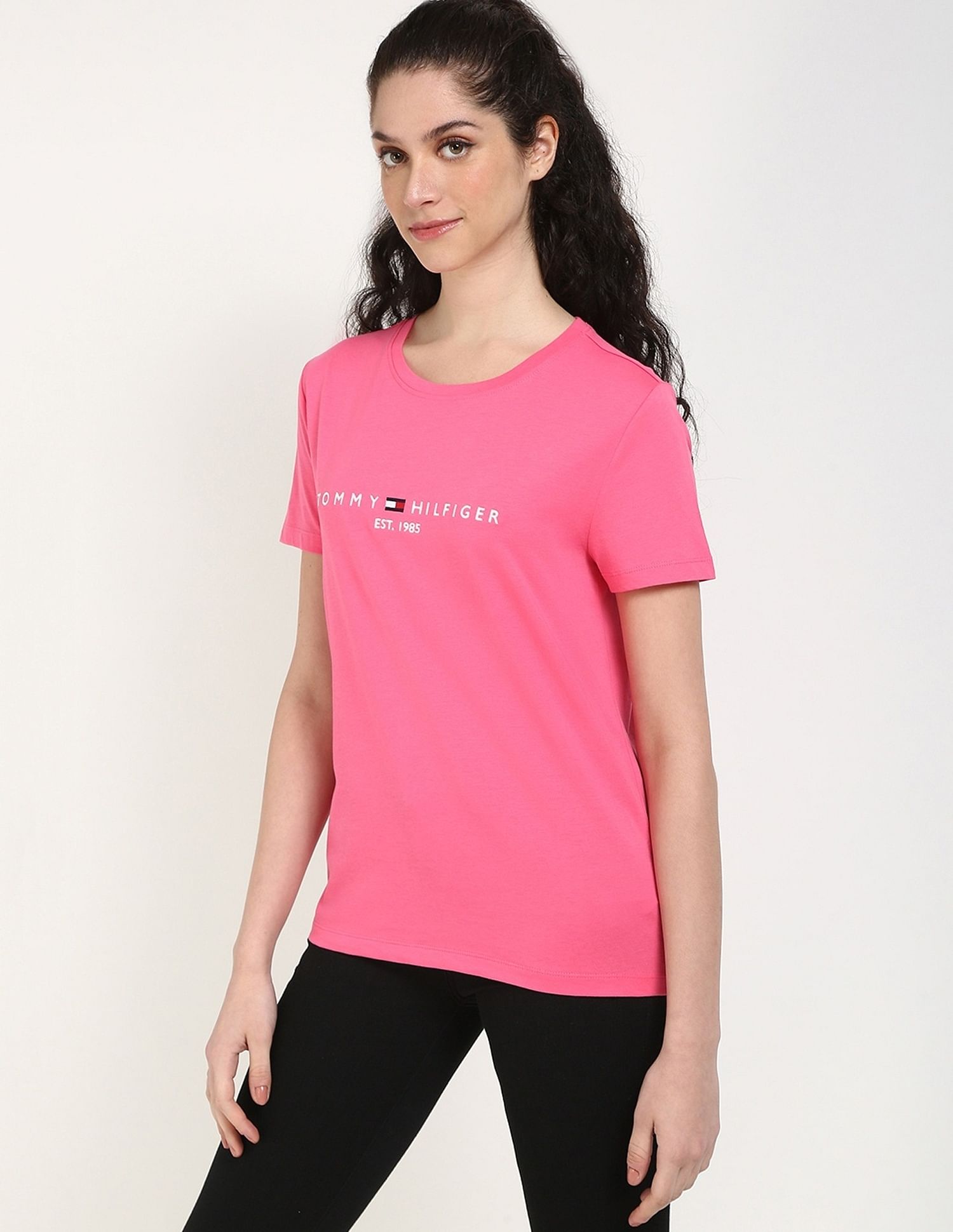 Tommy Hilfiger Embroidered Logo Regular-Fit Cotton T-Shirt