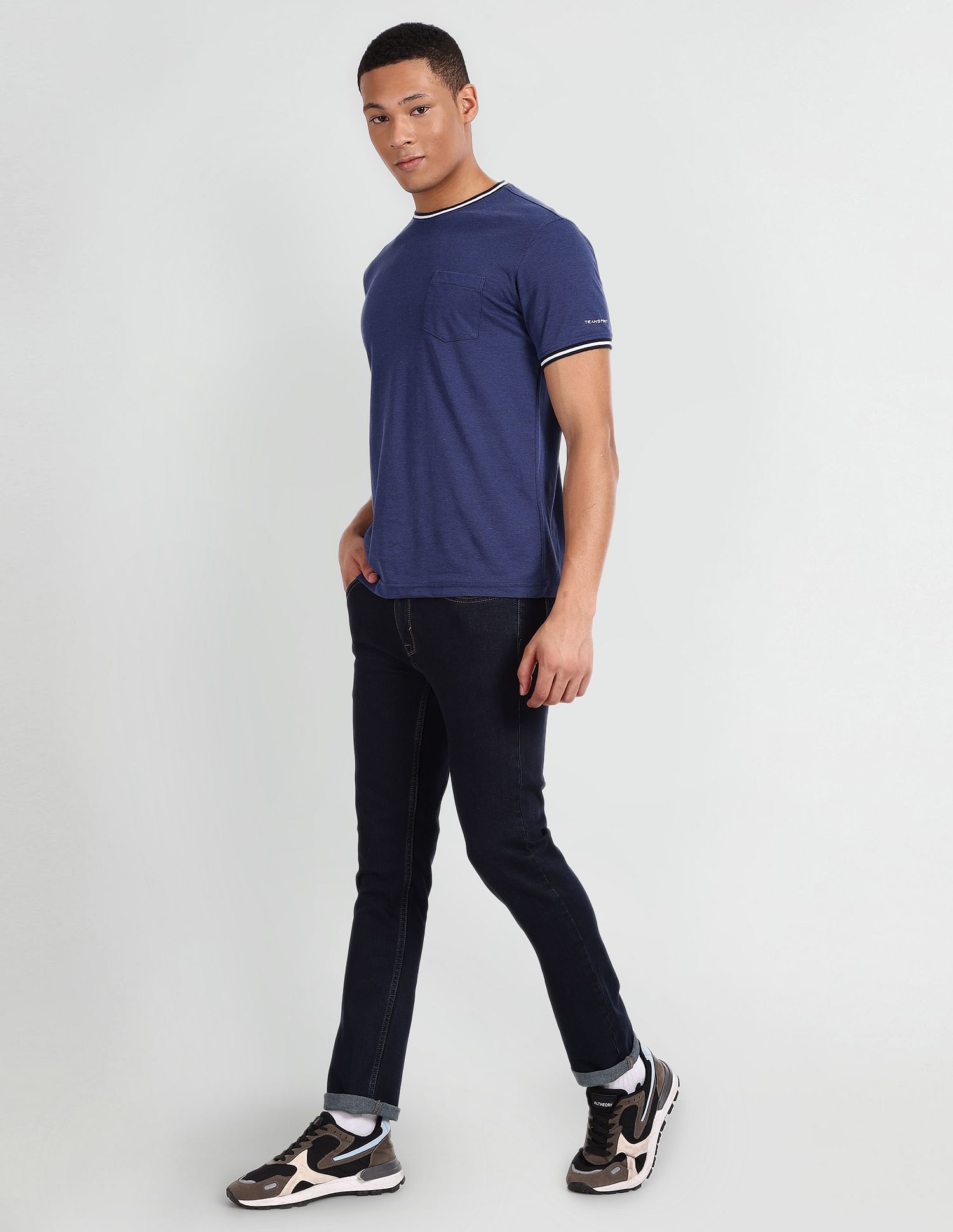 Flying Machine Michael Slim Tapered Rinsed Jeans