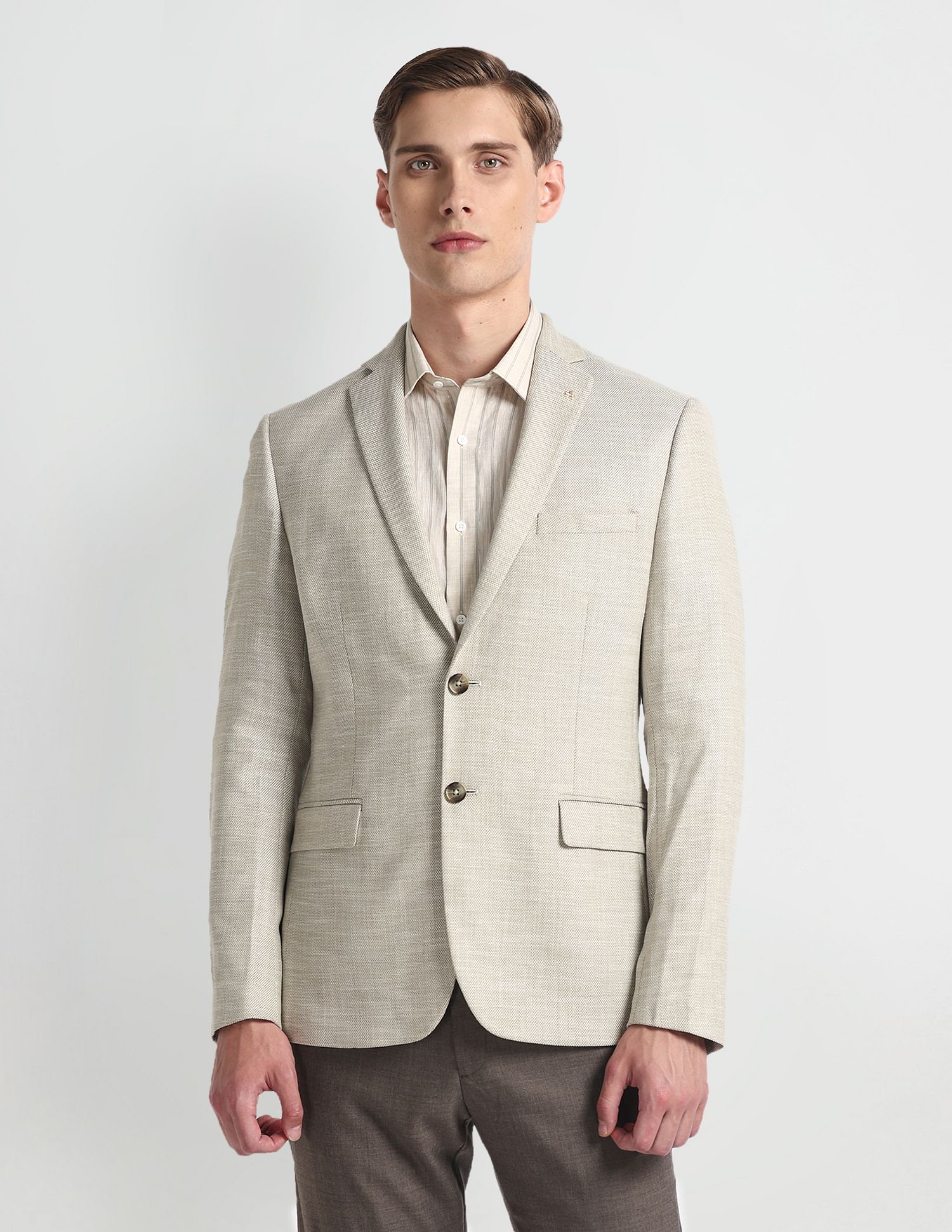 Arrow Slim Fit Dobby Weave Blazer