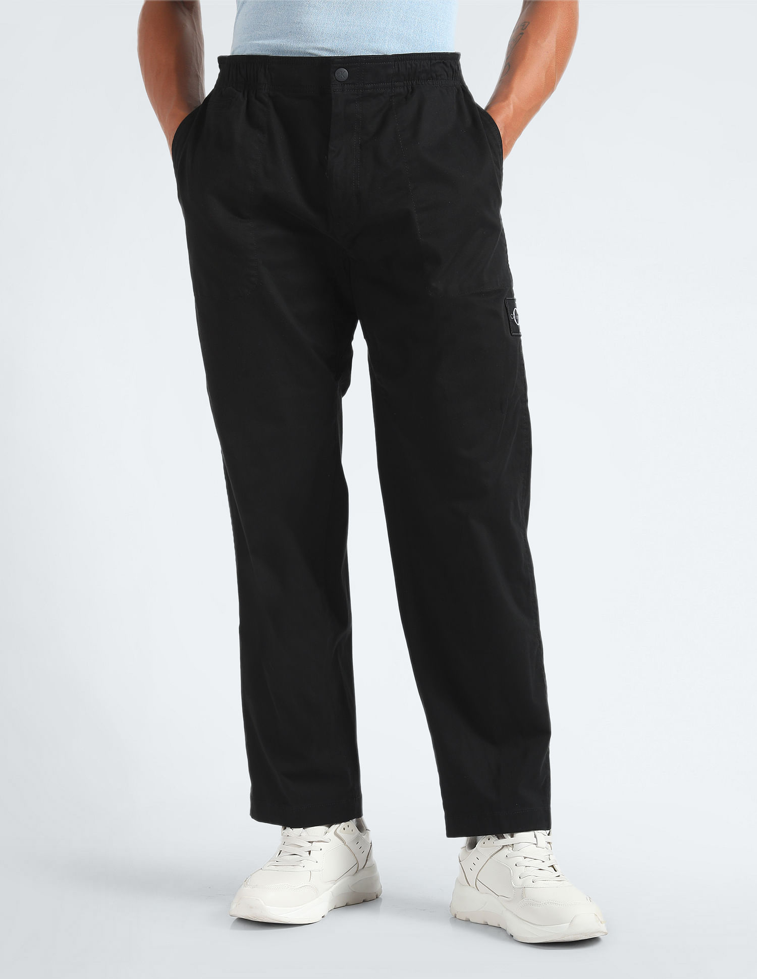 Calvin Klein Recycled Cotton Relaxed Trousers
