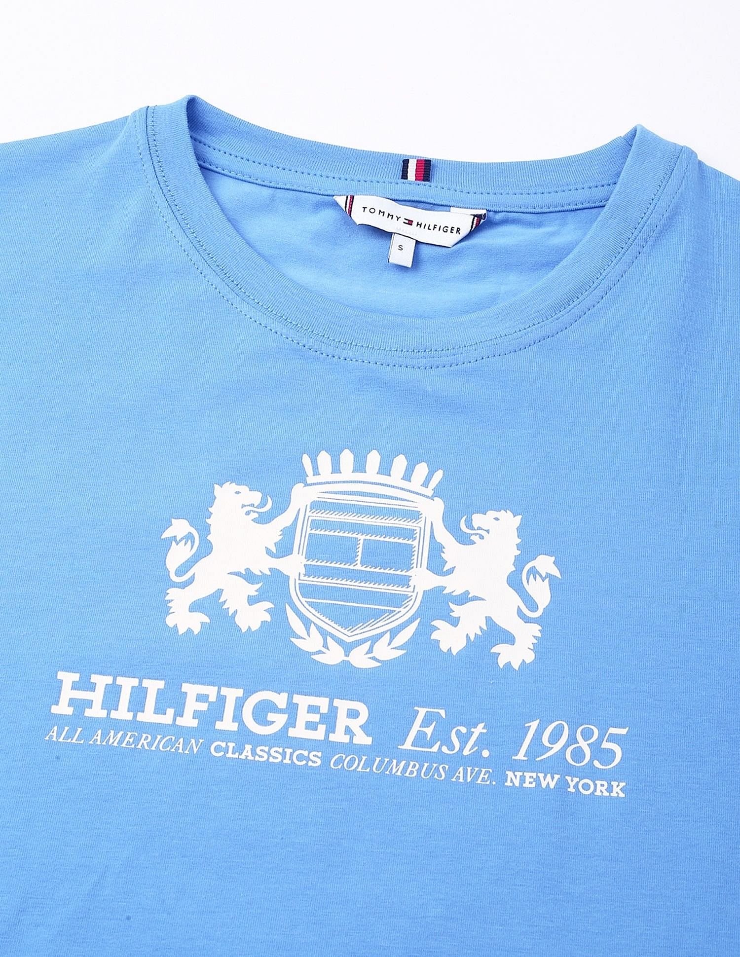 Tommy Hilfiger Logo Regular-Fit Cotton T-Shirt