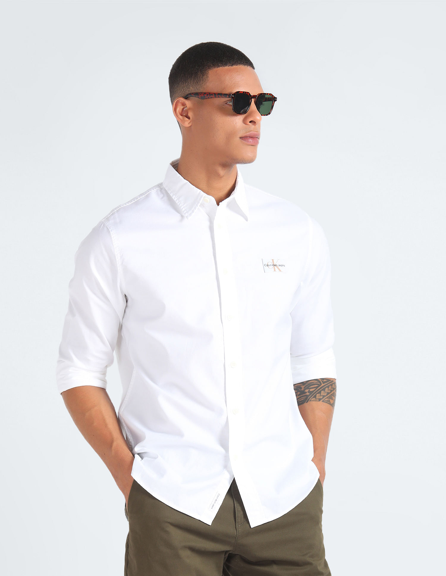 Buy Calvin Klein Regular Fit Oxford Shirt - NNNOW.com