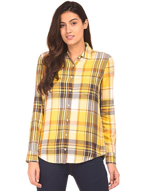Buy Aeropostale Long Sleeve Plaid Shirt 
