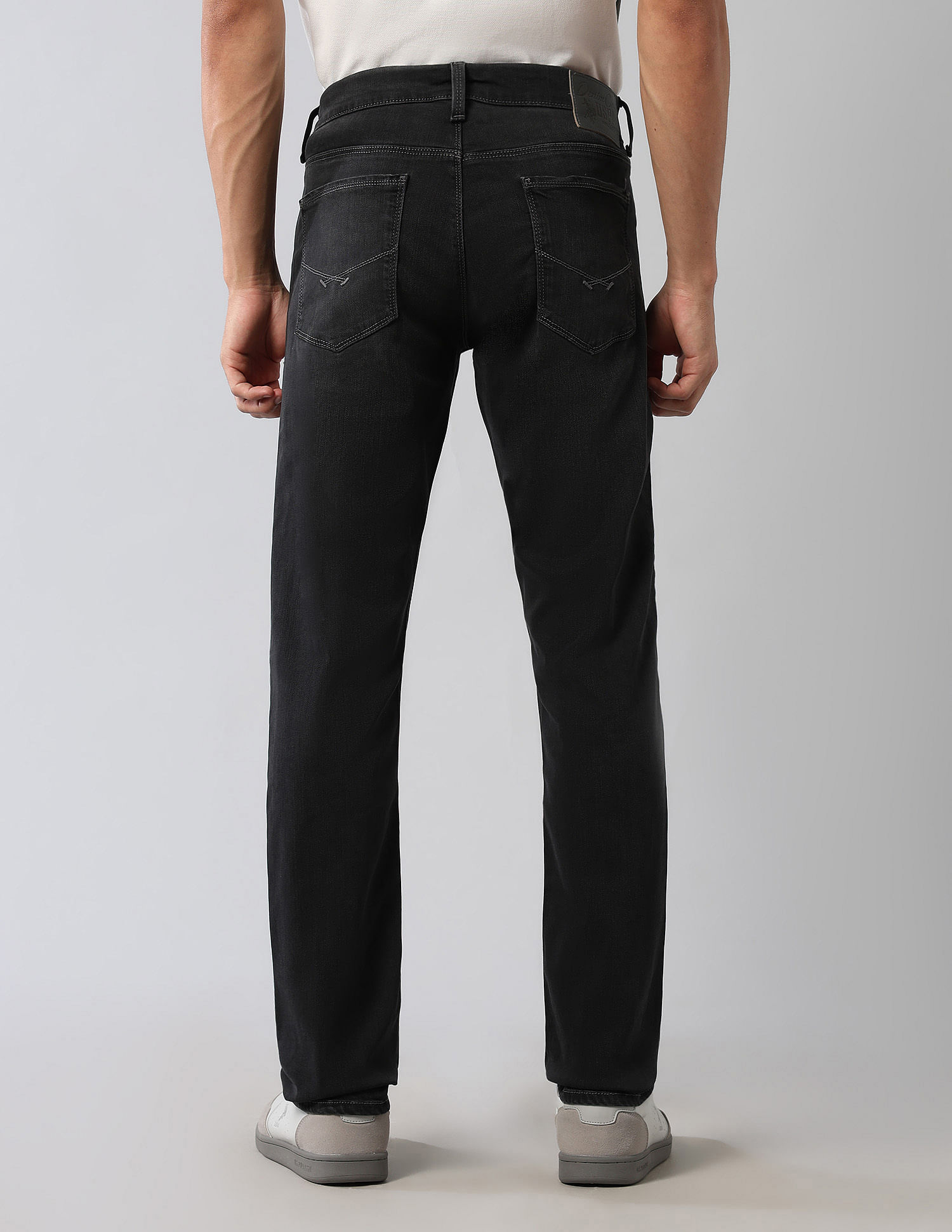 U.S. Polo Assn. Denim Co. Brandon Slim Tapered Fit Black Jeans