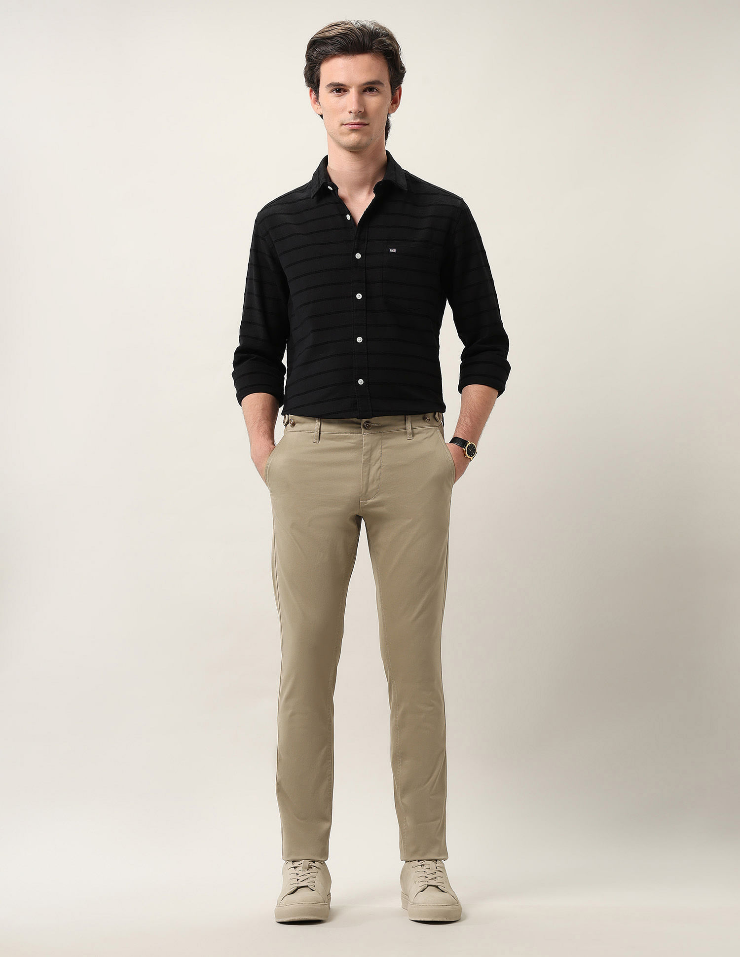 Arrow Sport Slim Fit Air Soft Trousers