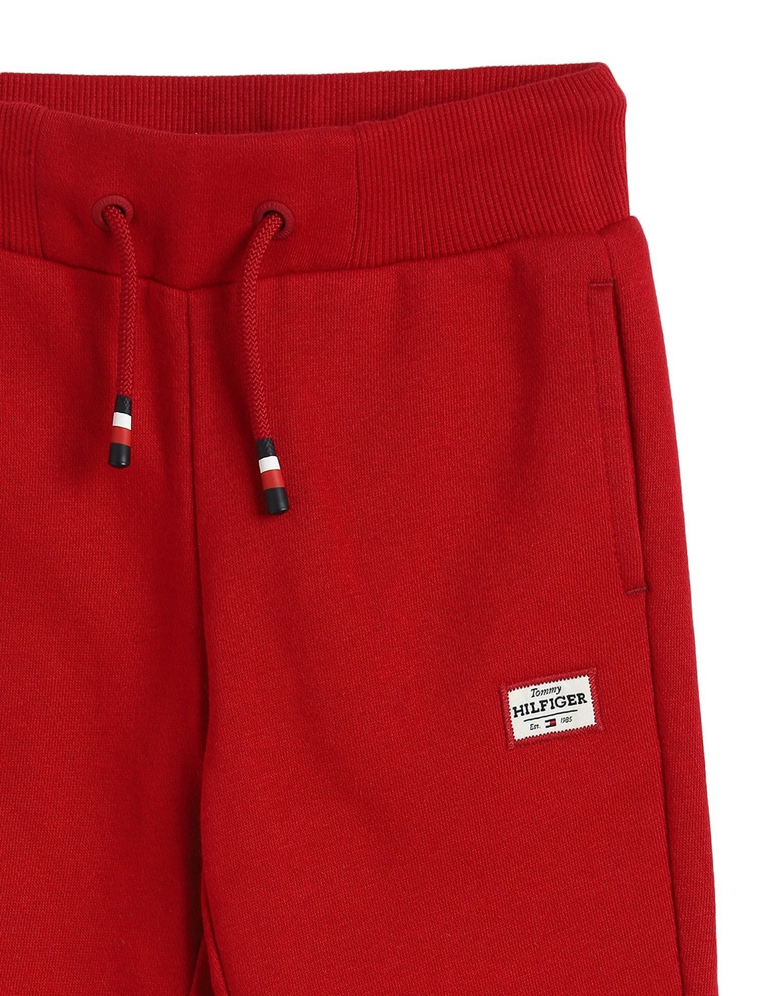 Tommy Hilfiger Kids Boys Solid Regular-Fit Cotton Jogger