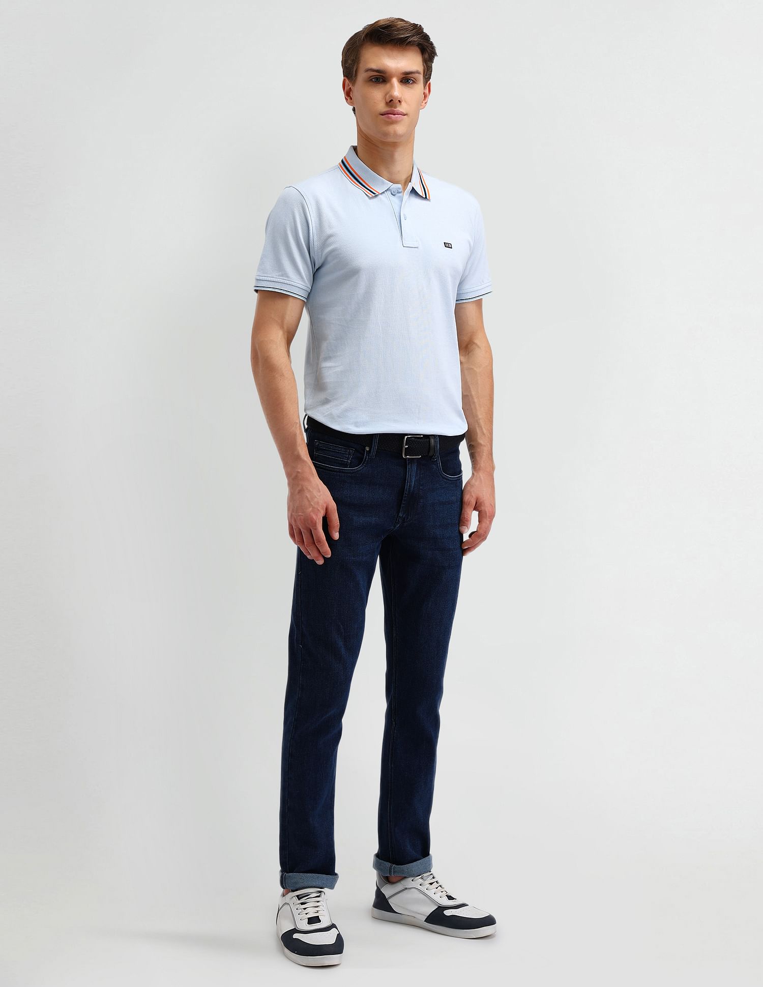 Arrow Sport Solid Regular Fit Polo Shirt