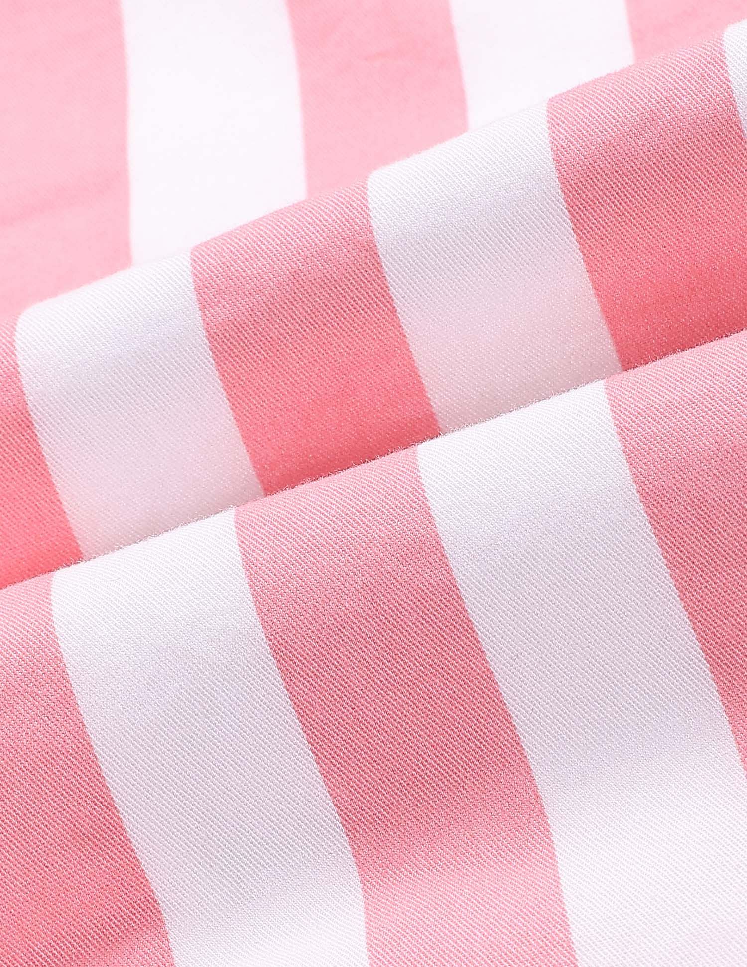 U.S. Polo Assn. Kids Boys Vertical Stripe Twill Shirt