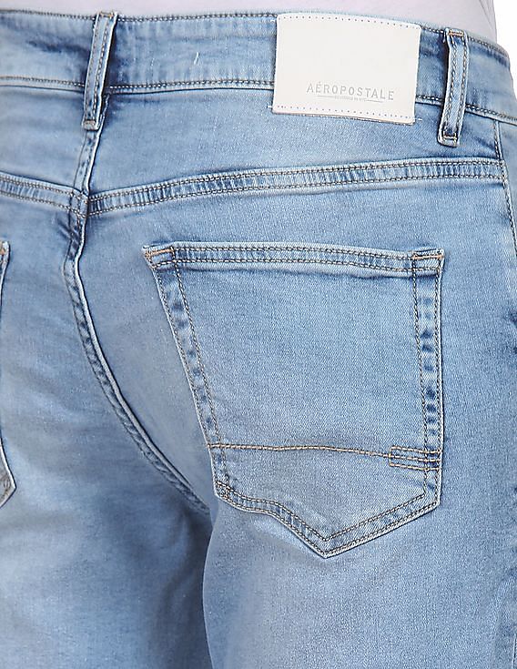 Plain Blue Aeropostale Jeans Mens, Slim Fit at Rs 650/piece in Kurnool