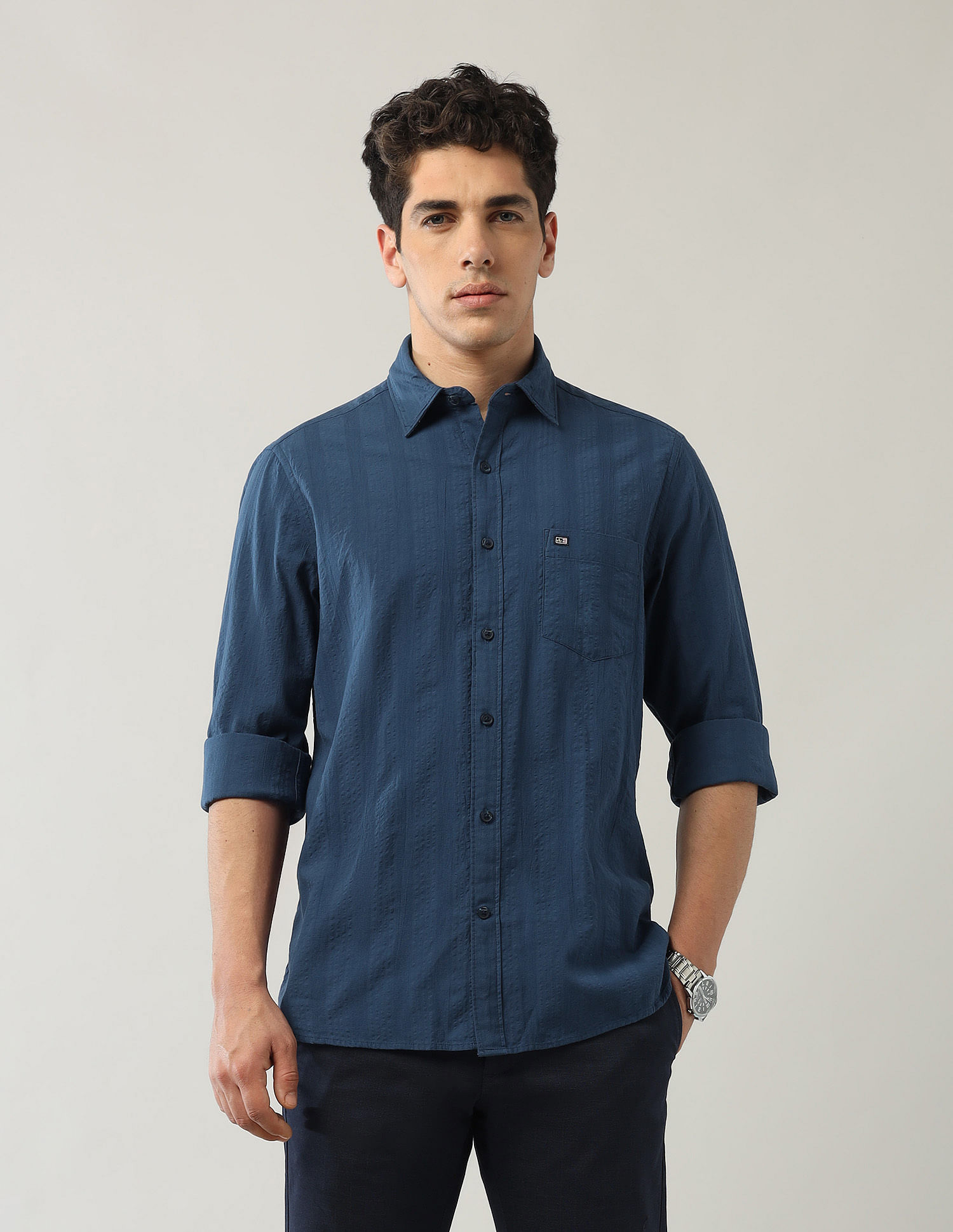 Arrow Sport Textured Regular Fit Shirt