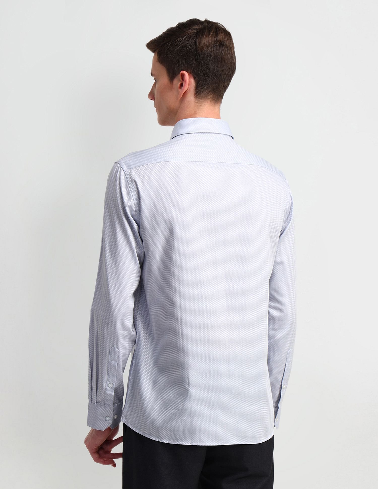 Arrow Floral Print Manhattan Slim Fit Shirt