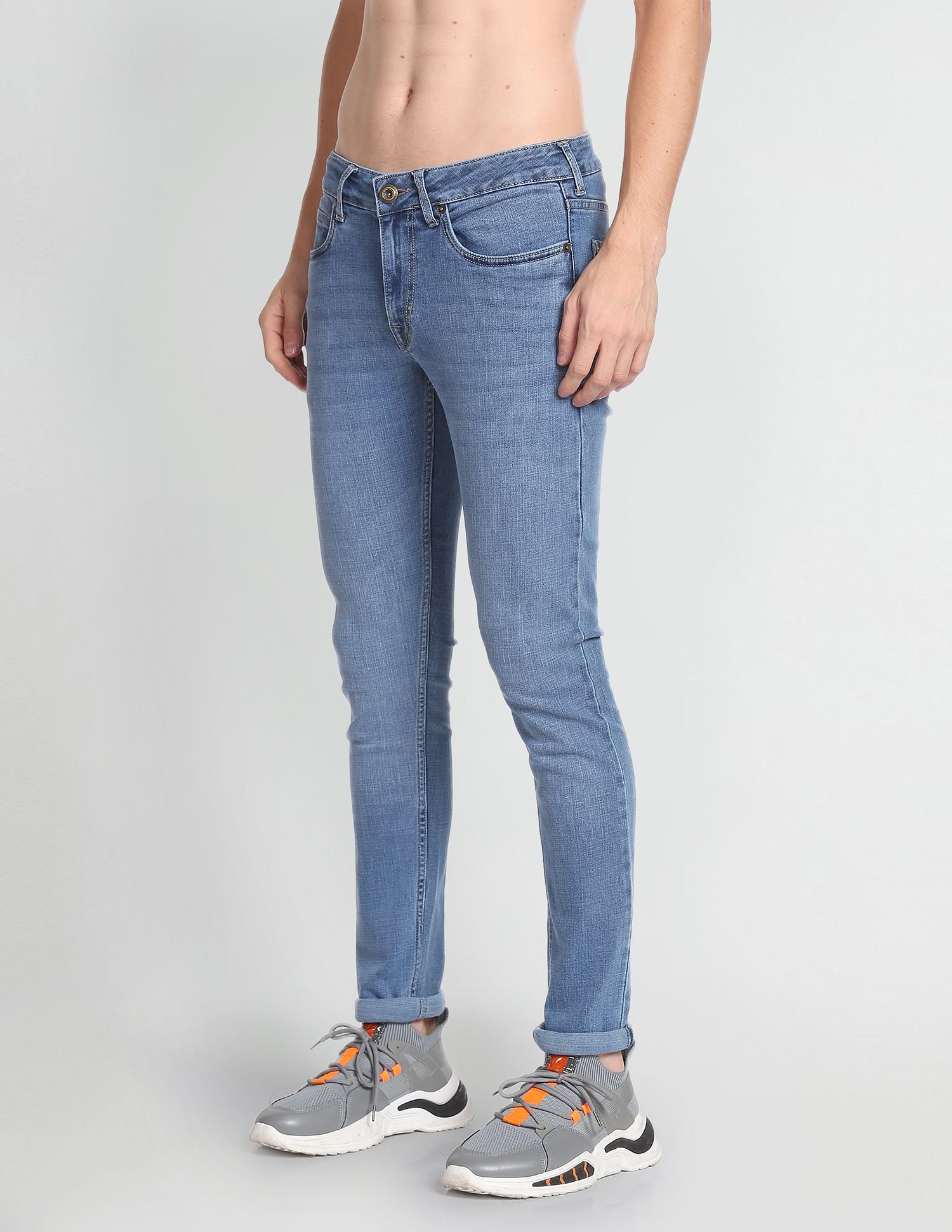 Flying Machine Jackson Skinny Fit Low Rise Jeans