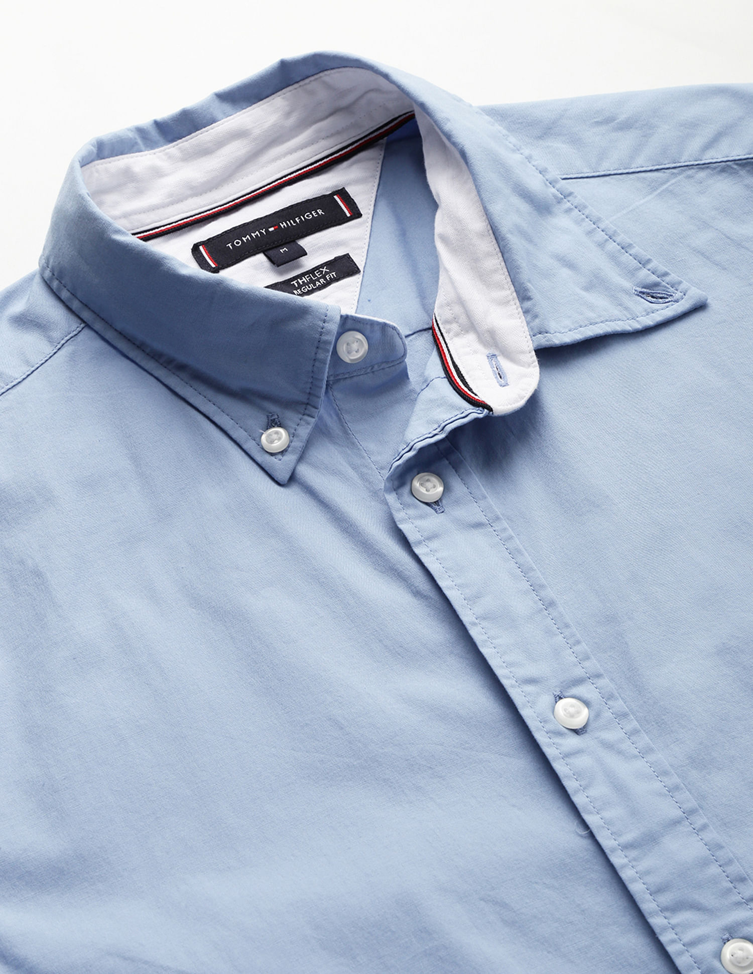 Tommy Hilfiger Short Sleeve Solid Casual Shirt