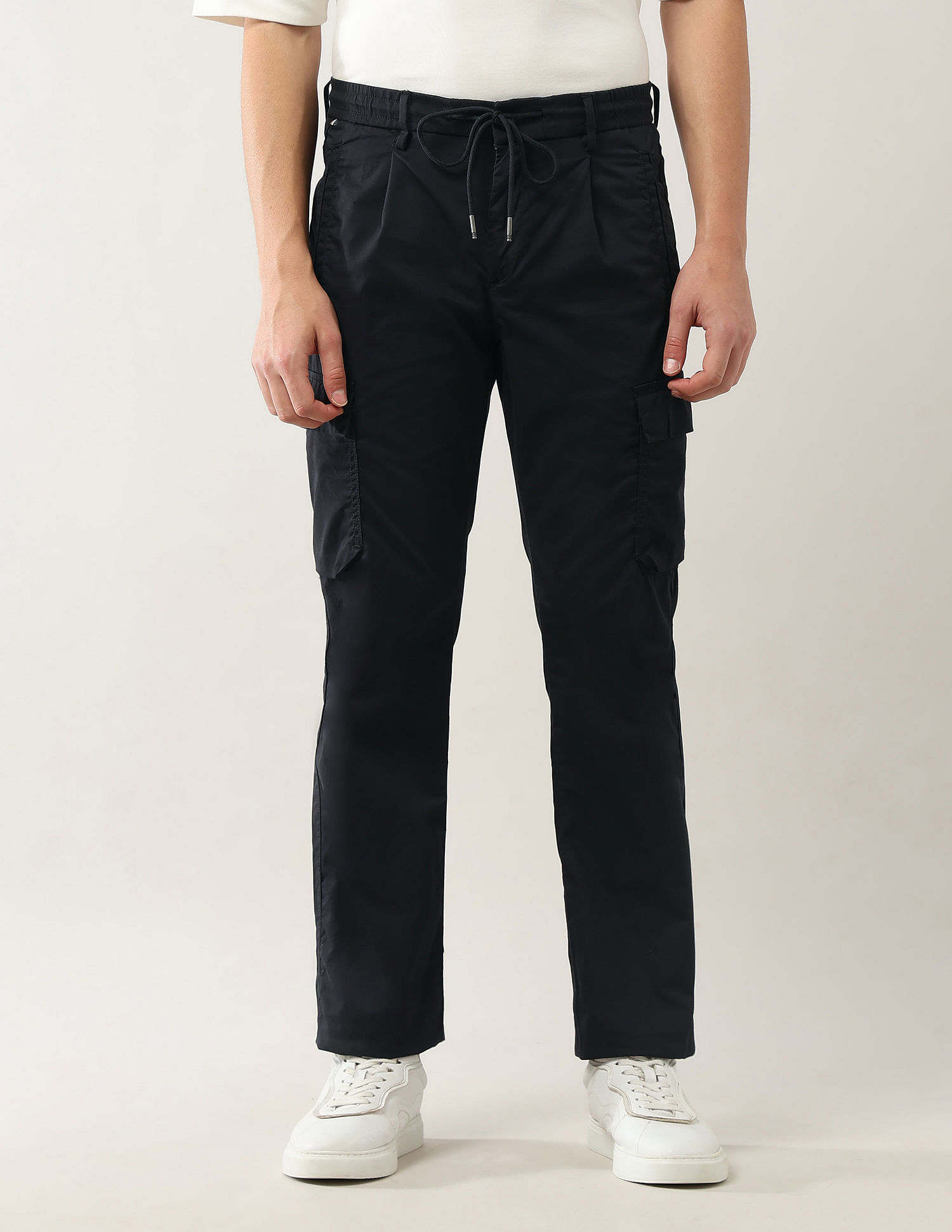 Arrow Sport Straight Fit Pure Cotton Cargos