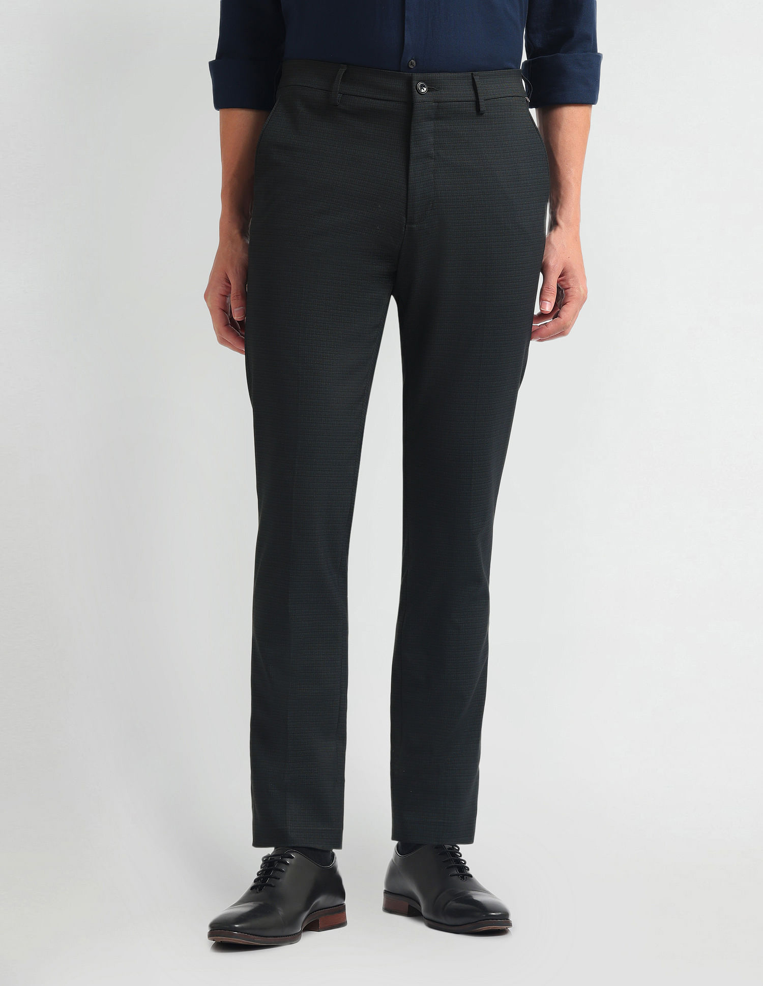Arrow Newyork Super Slim Fit Smart Flex Trousers