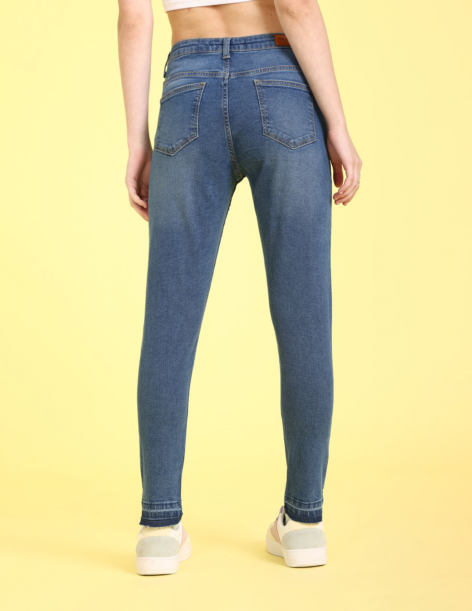 Flying Machine Women Victoria Skinny Fit Mid Rise Jeans