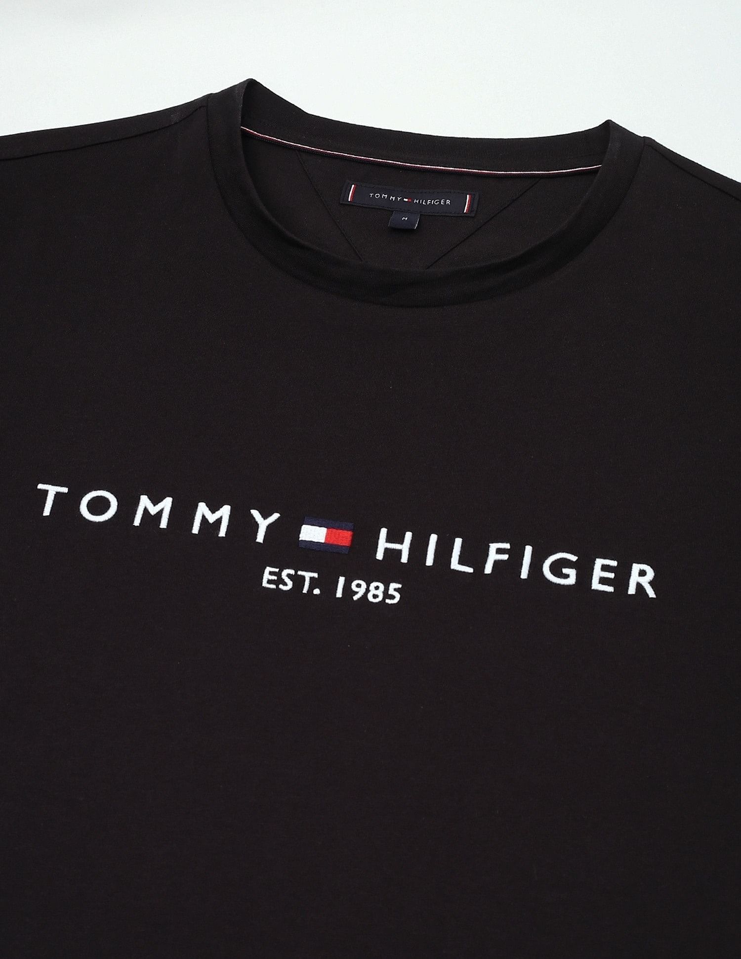 Tommy Hilfiger Embroidered Logo Slim-Fit Cotton T-Shirt