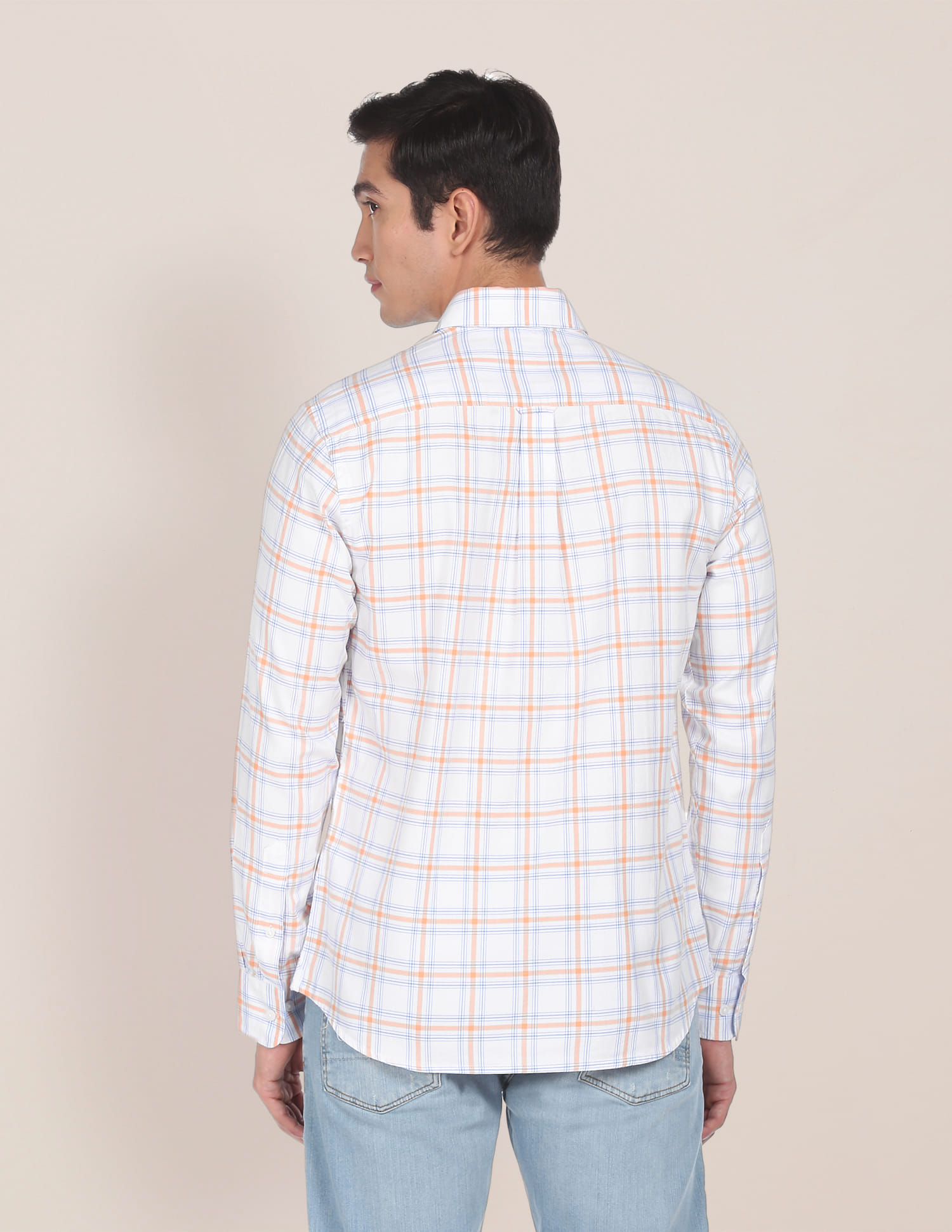 Buy U.S. Polo Assn. Tailored Fit Checked Casual Shirt