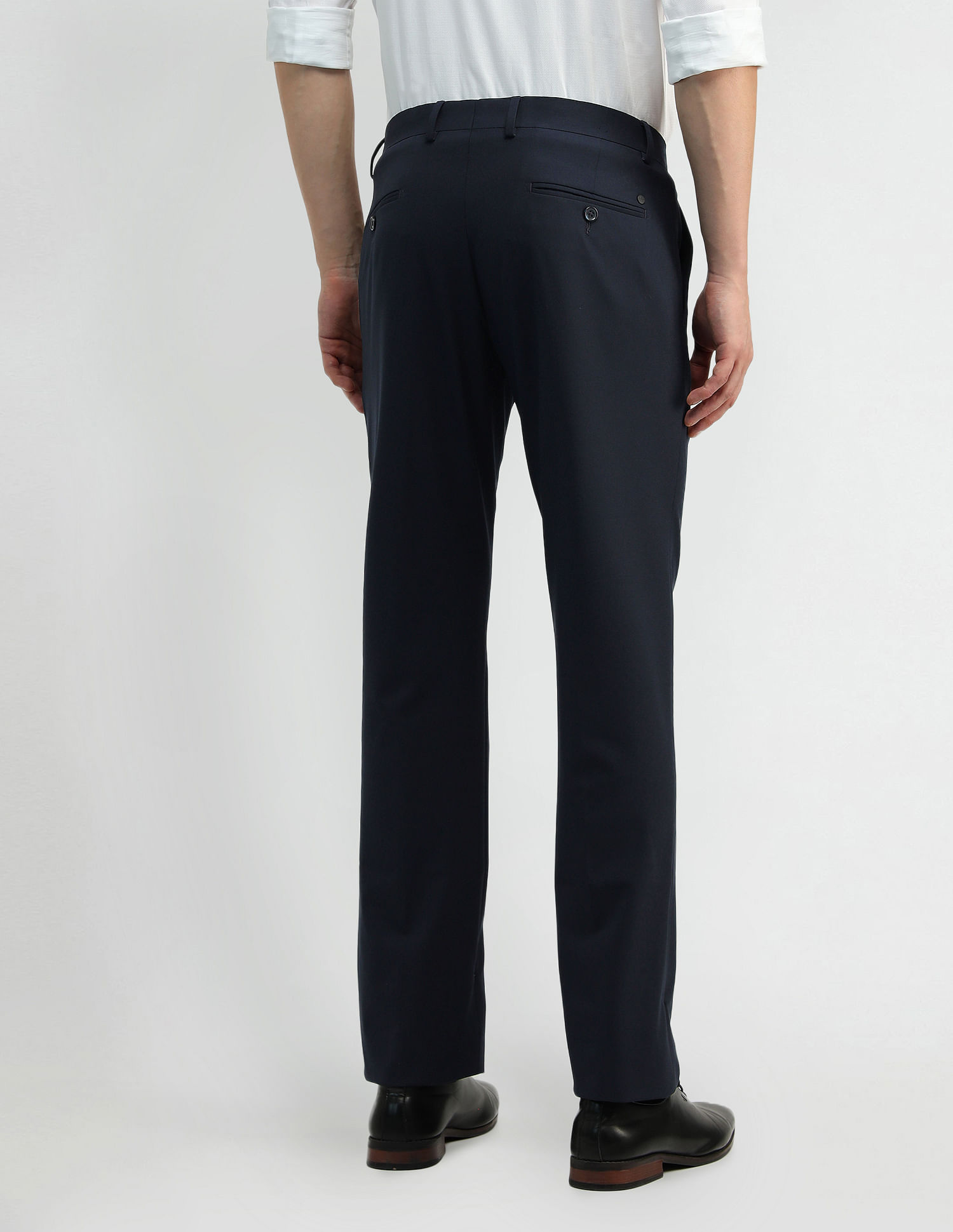 Arrow Mid Rise Tapered Fit Trousers