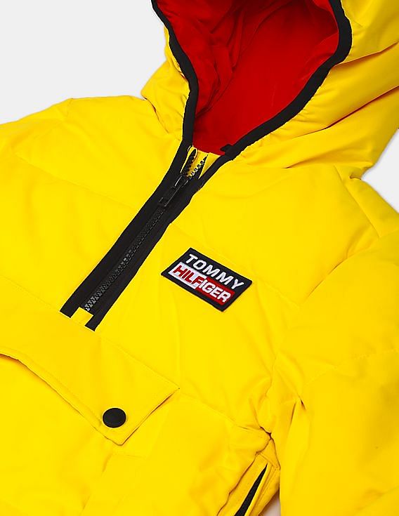 Tommy hilfiger padded sales pop over jacket