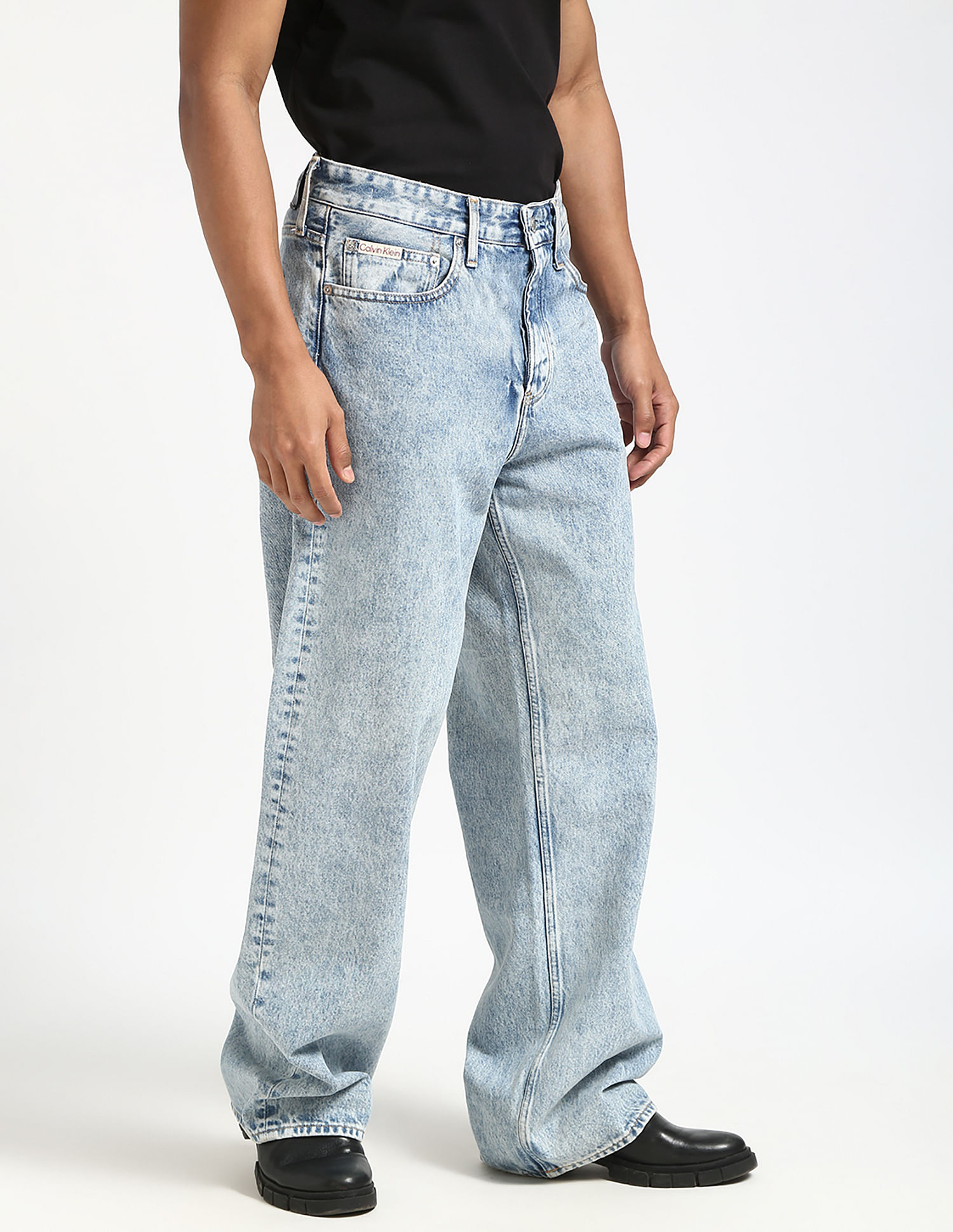 Calvin Klein Jeans Regular Fit Mid Rise Jeans