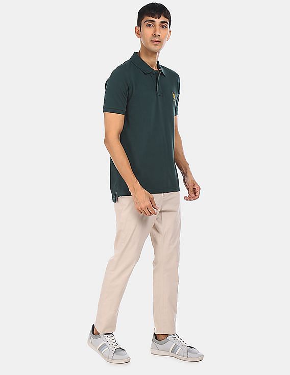 U.S. Polo Assn. Standard Fit Pique Polo Shirt