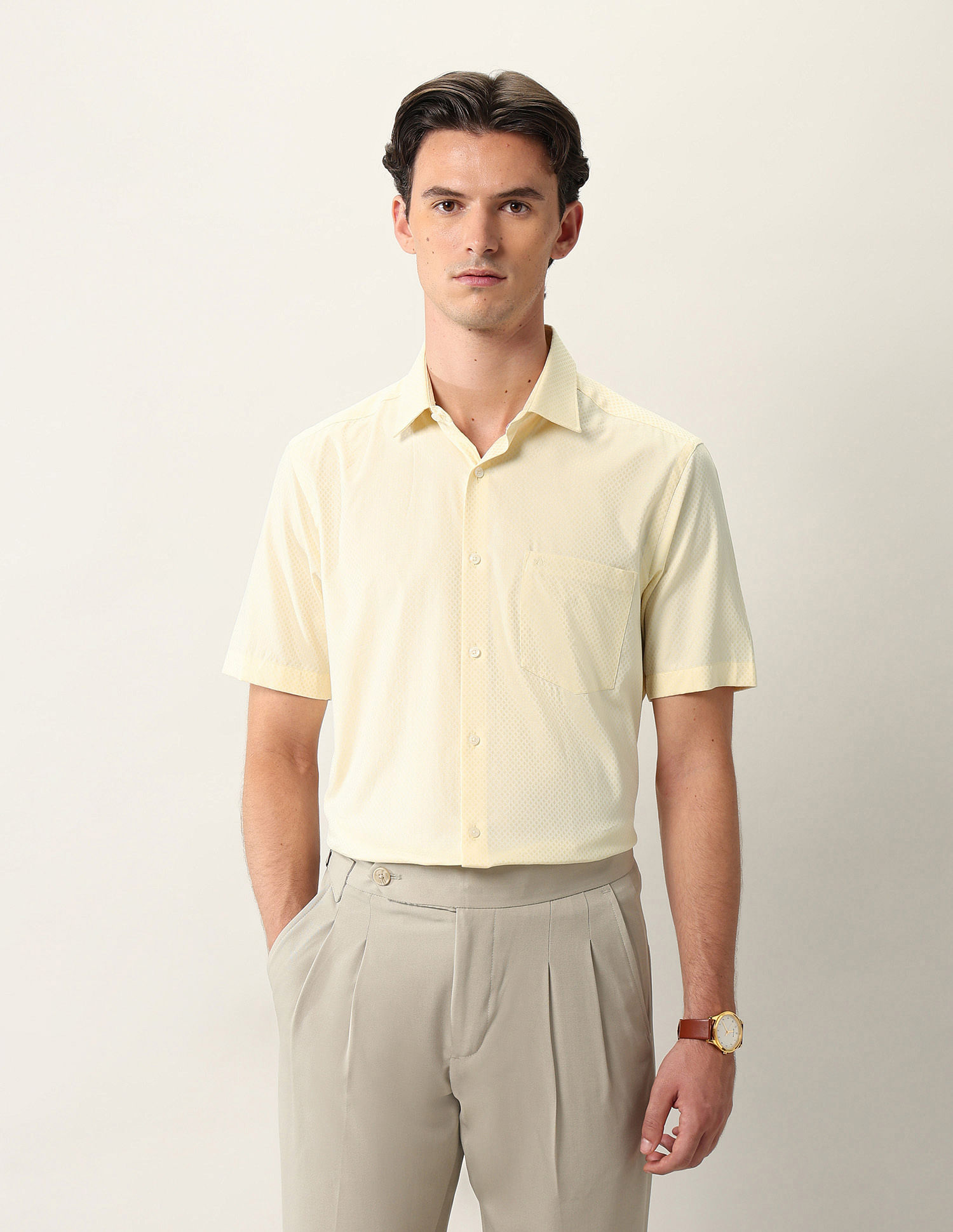 Arrow Liberty Classic Fit Pure Cotton Ceremonial Shirt
