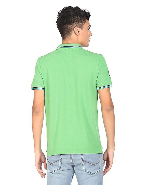 U.S. Polo Assn. Denim Co. Solid Cotton Polo Shirt