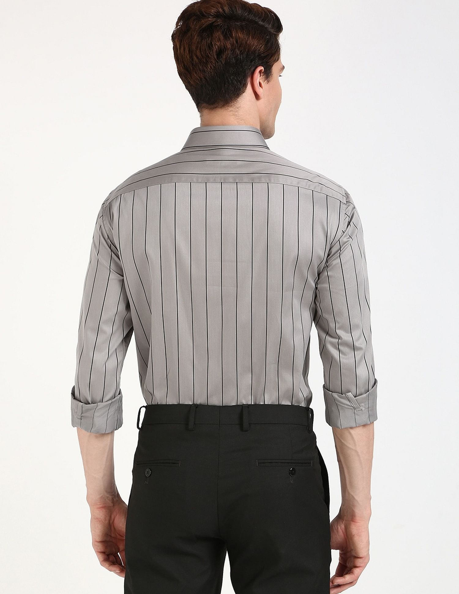 Tommy Hilfiger Striped Slim-Fit Cotton Shirt