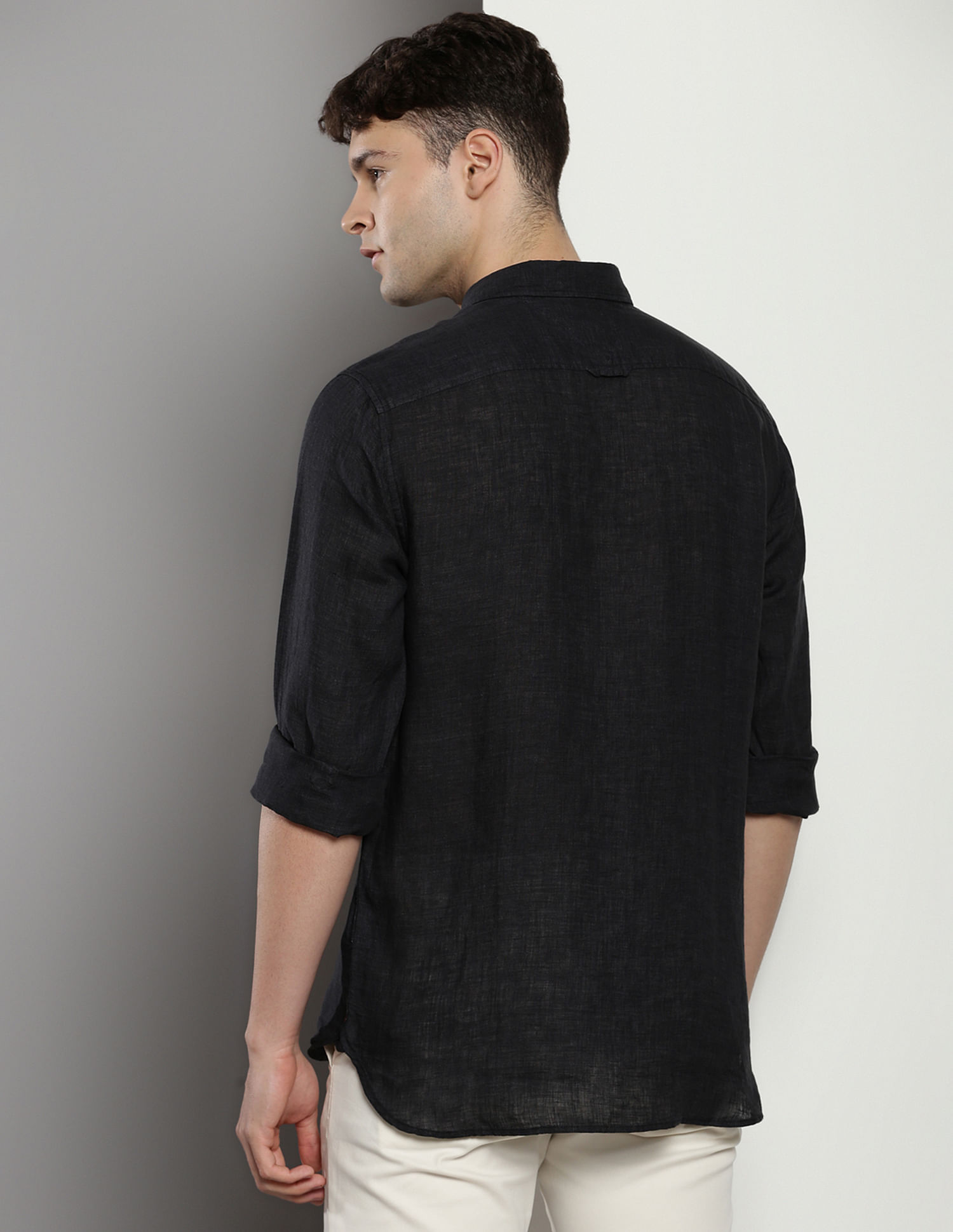 Tommy Hilfiger Solid Linen Shirt