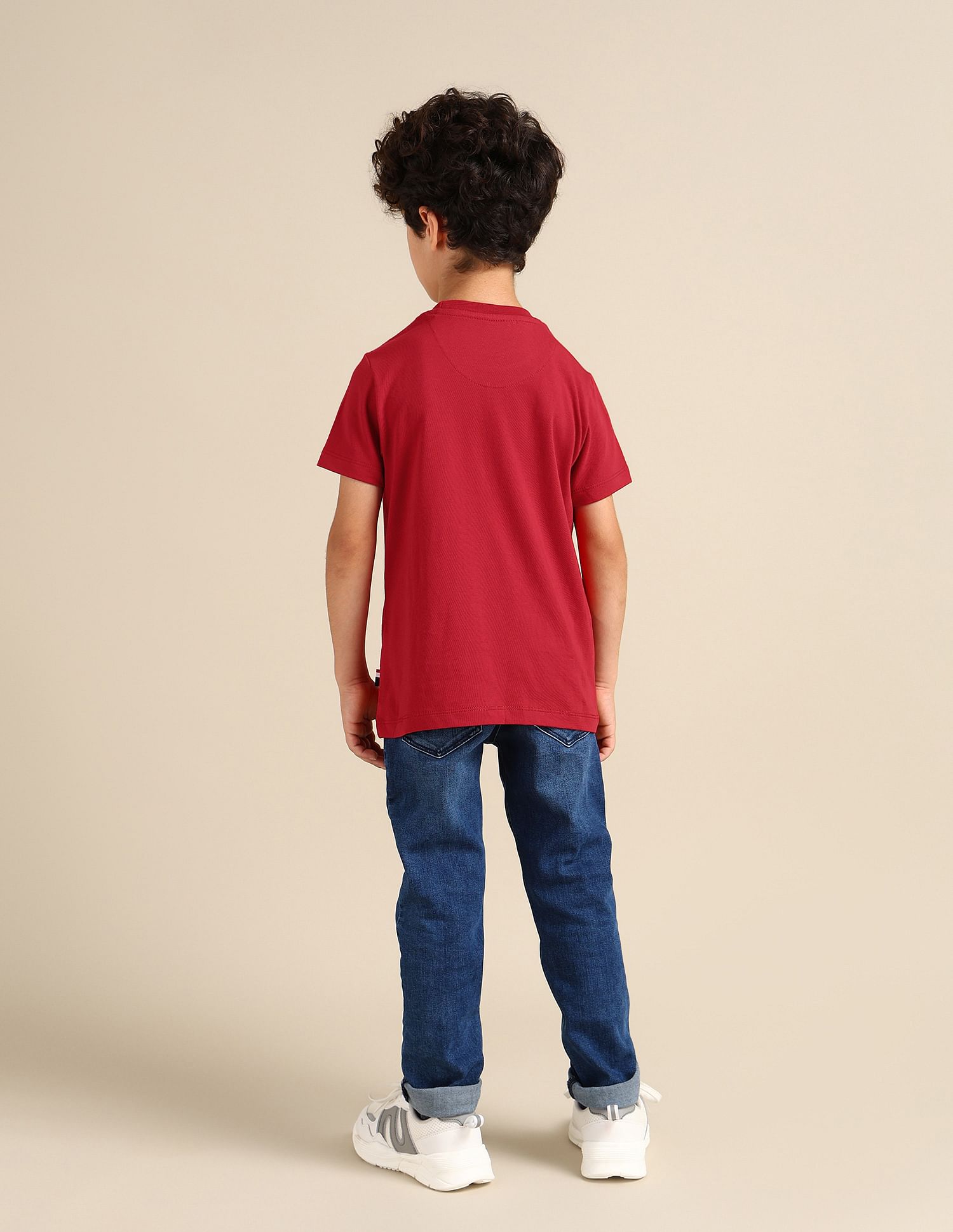 U.S. Polo Assn. Kids Boys Pure Cotton Regular T-shirt