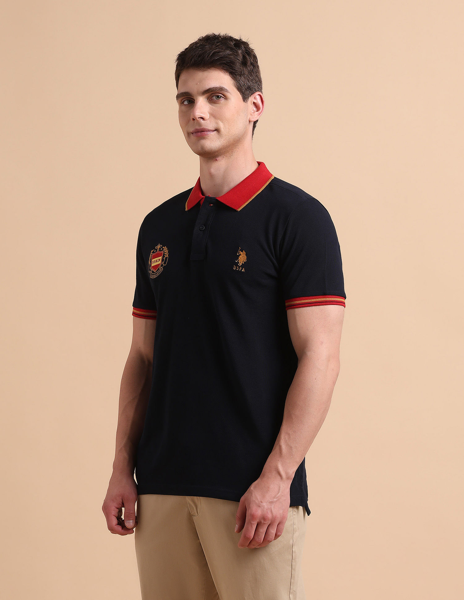 U.S. Polo Assn. Slim Fit Iconic Number Polo Shirt