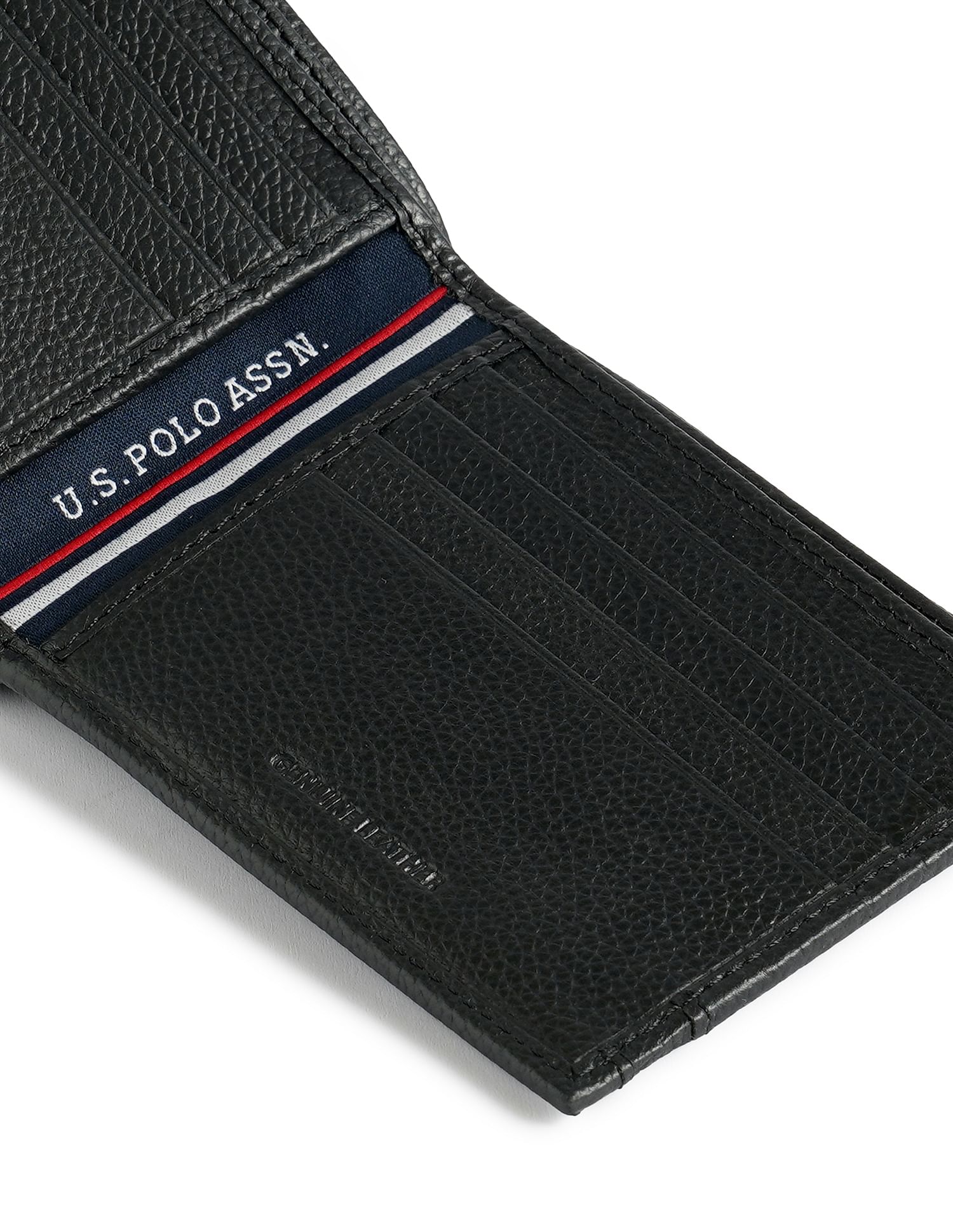 U.S. Polo Assn. Bi-Fold Textured Wallet
