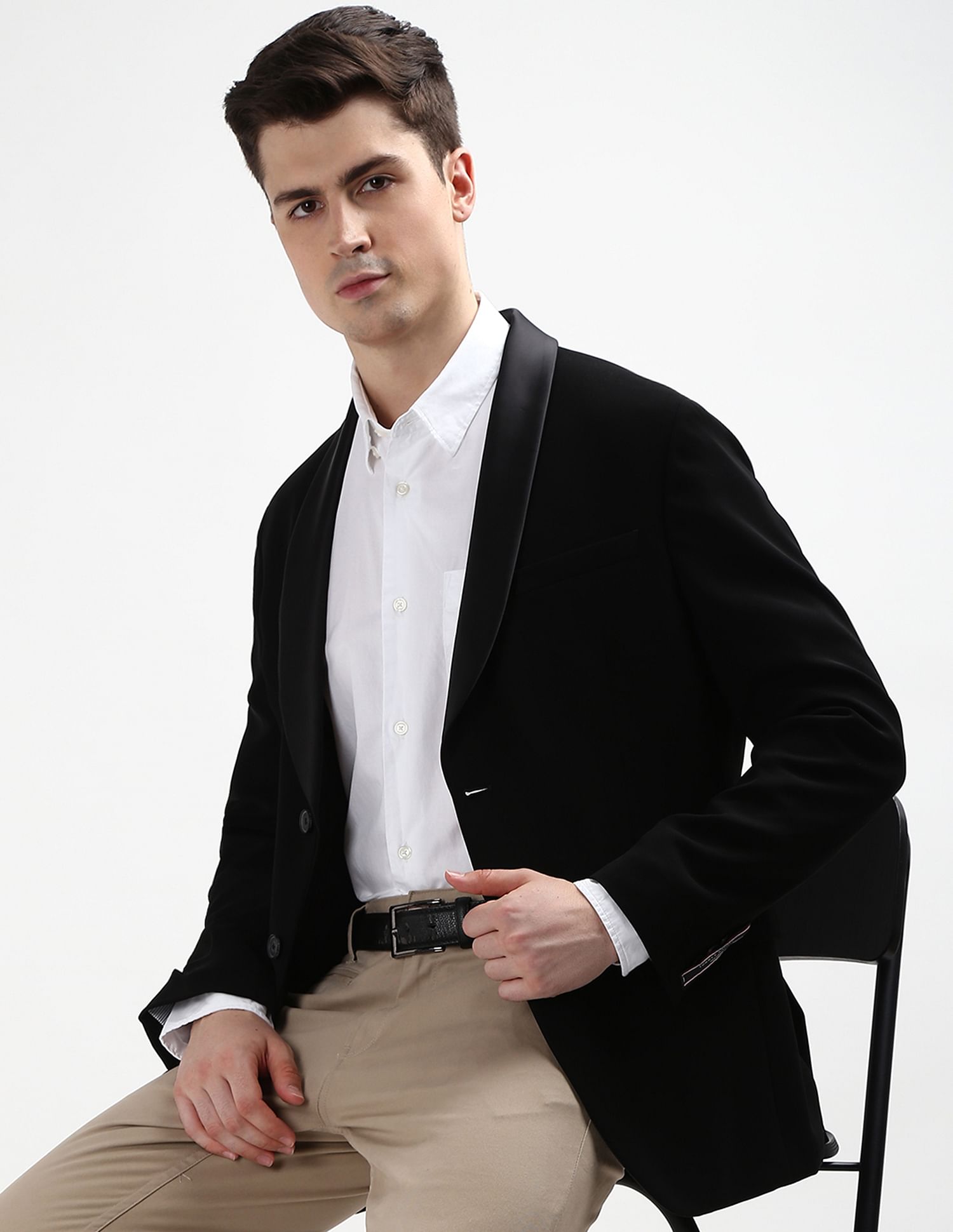Tommy Hilfiger Black Tuxedo Blazer