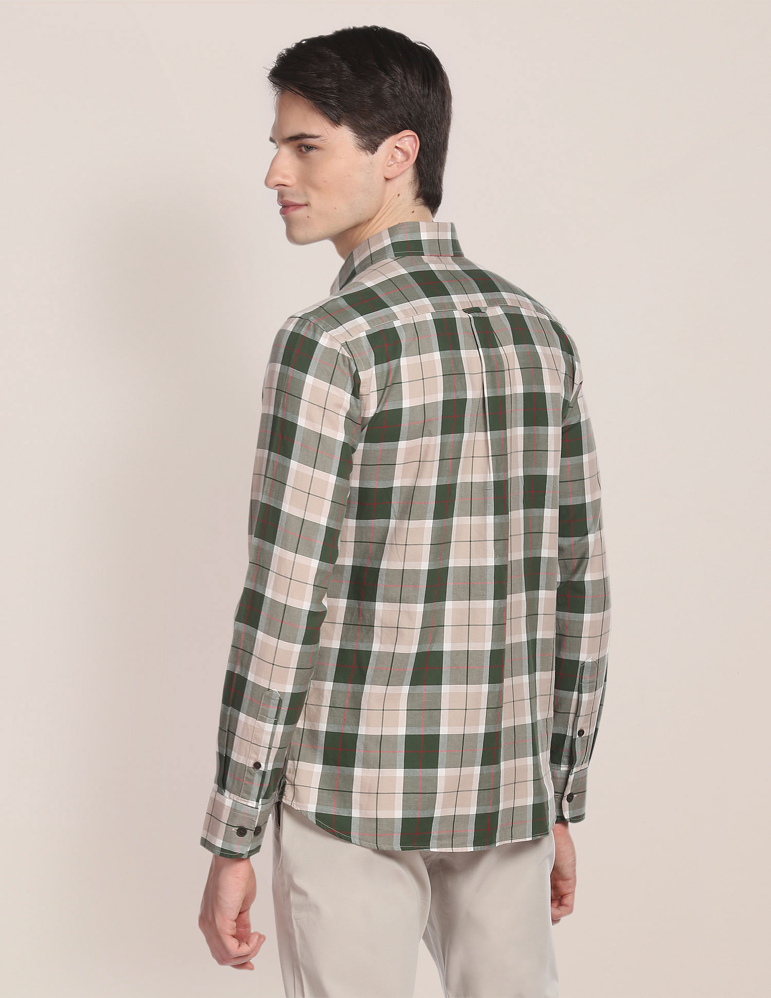 U.S. Polo Assn. Plaid Check Twill Casual Shirt