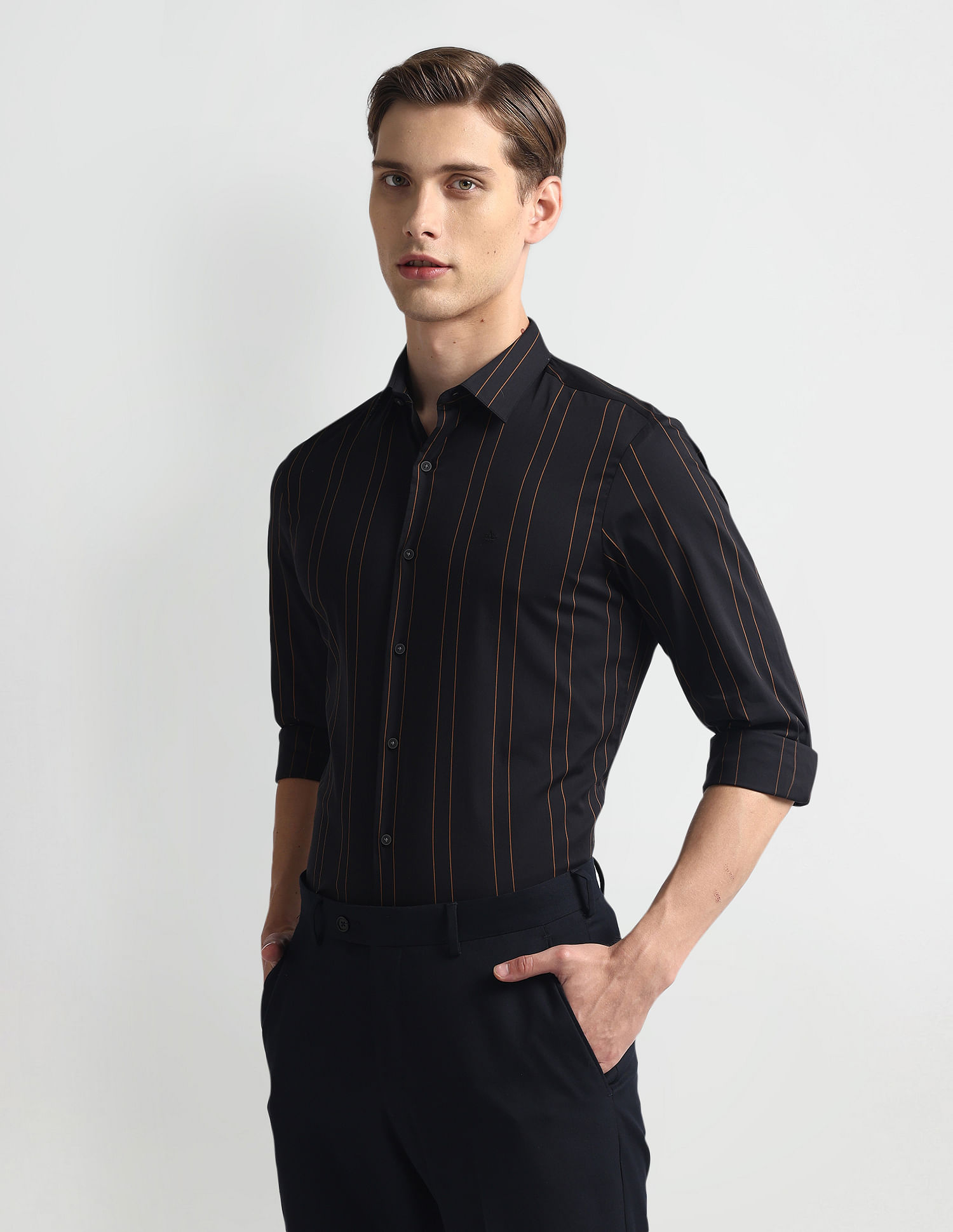 Arrow Newyork Brooklyn Super Slim Fit Shirt