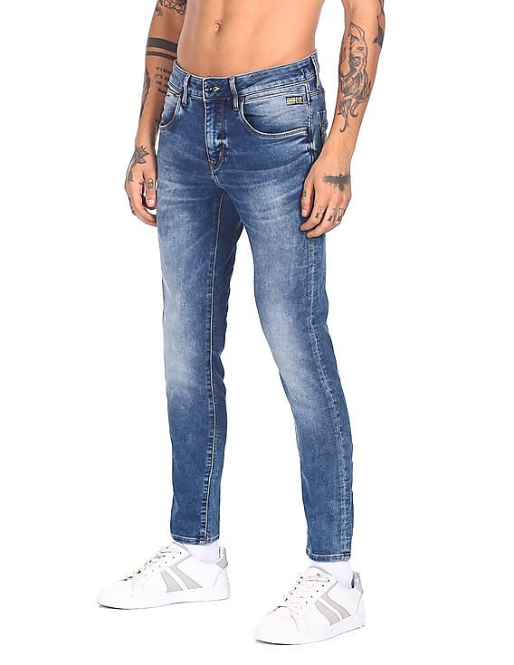 Flying Machine Jackson Skinny Fit Whiskered Jeans