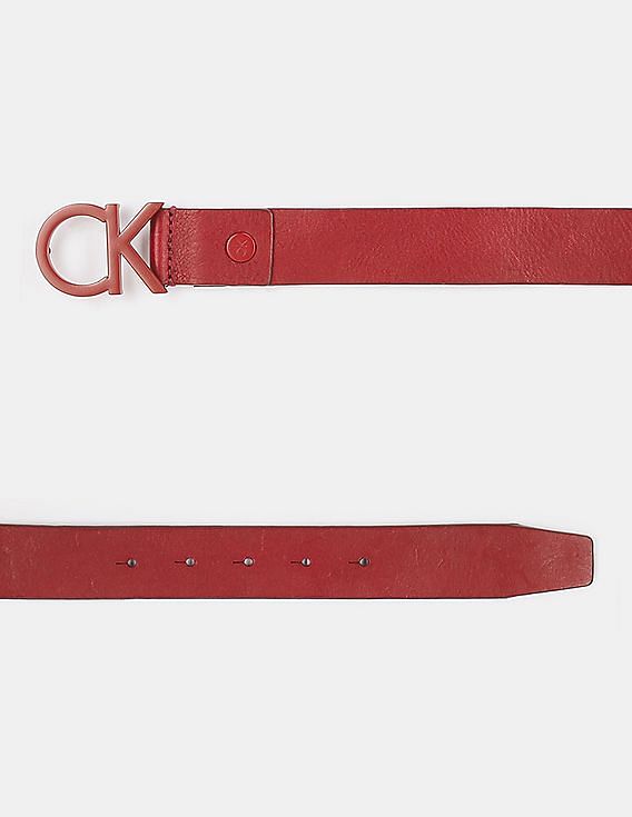 calvin klein red belt