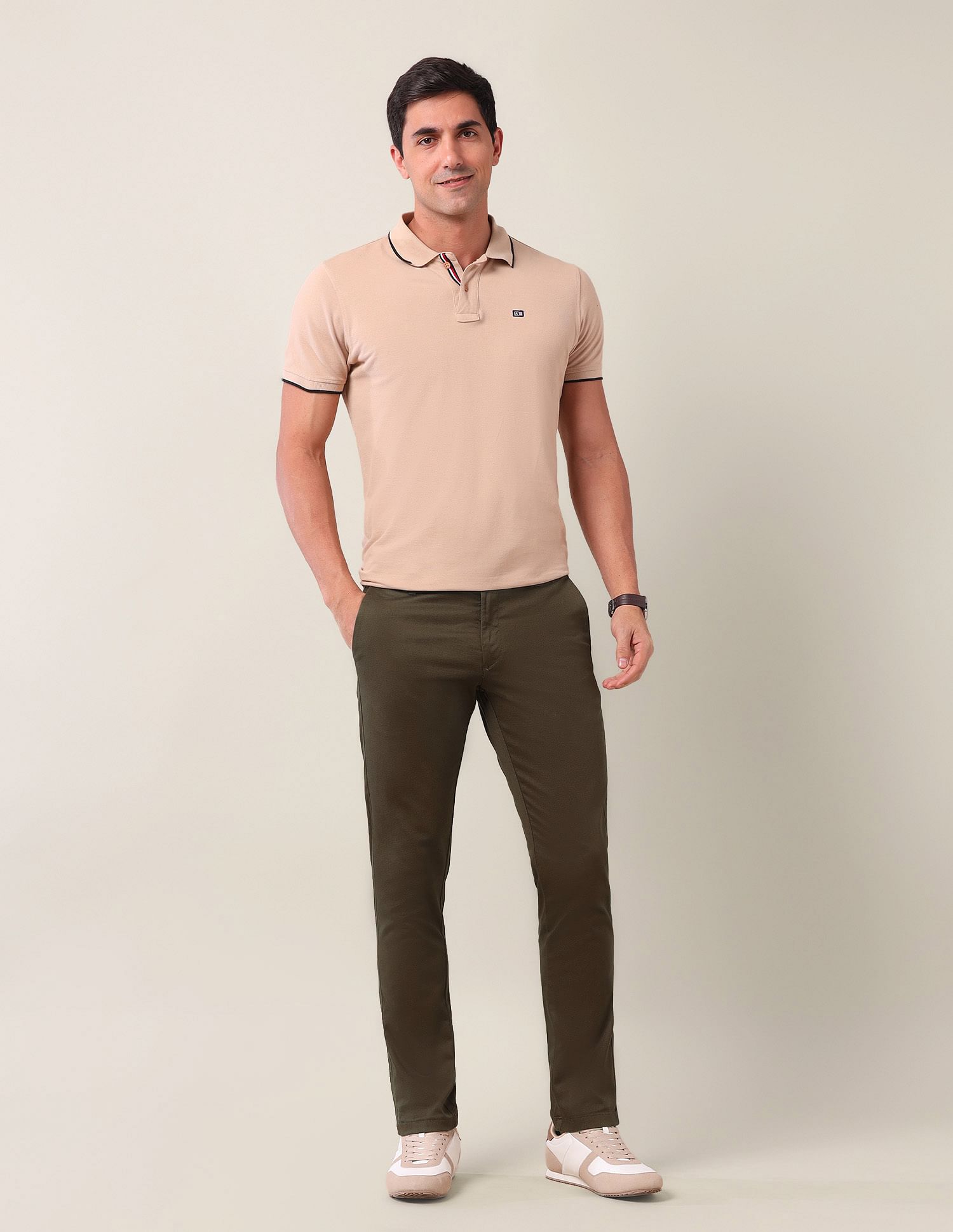 U.S. Polo Assn. Denver Slim Fit Mid Rise Trousers