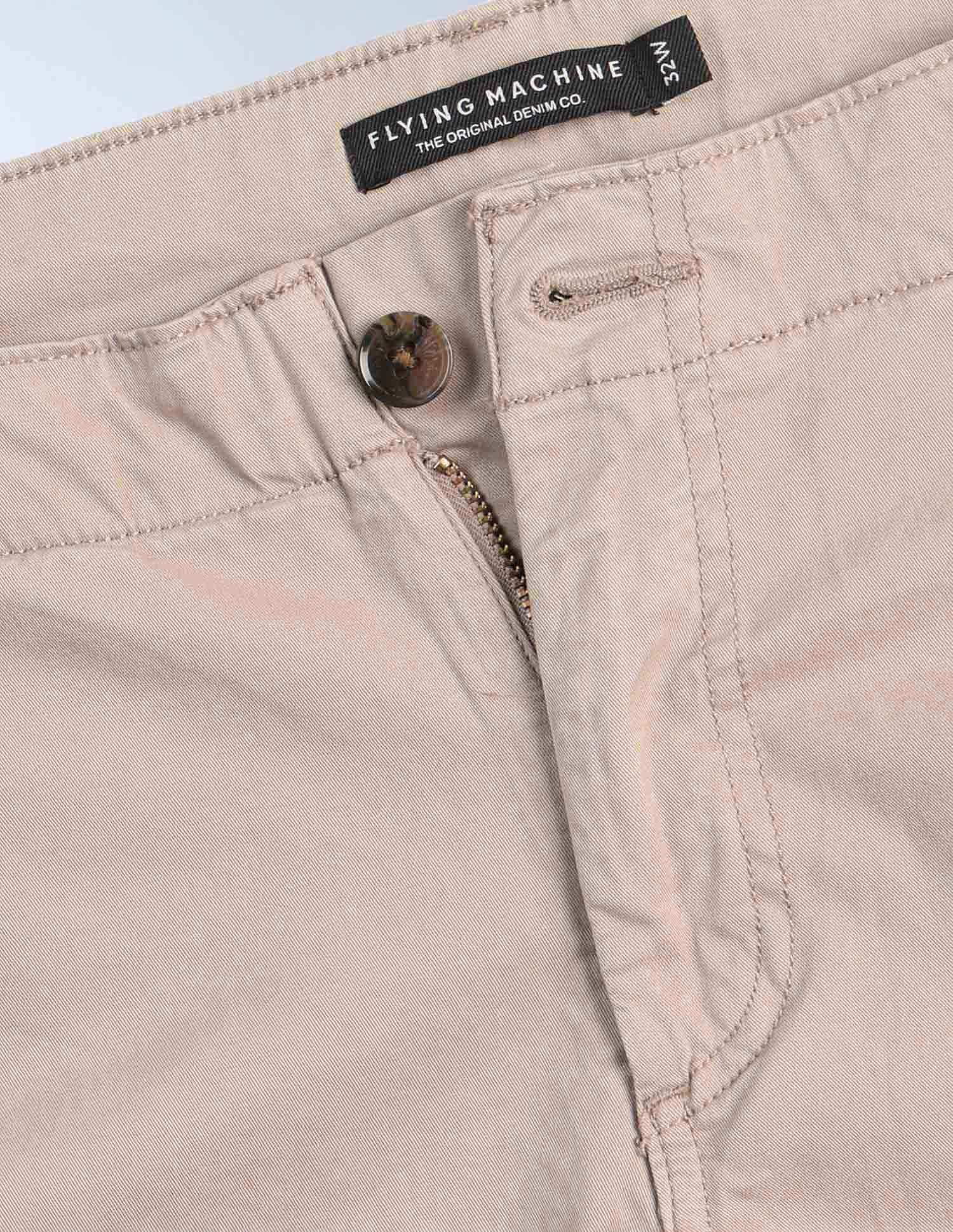 Flying Machine Relaxed Tapered Fit Twill Cargo